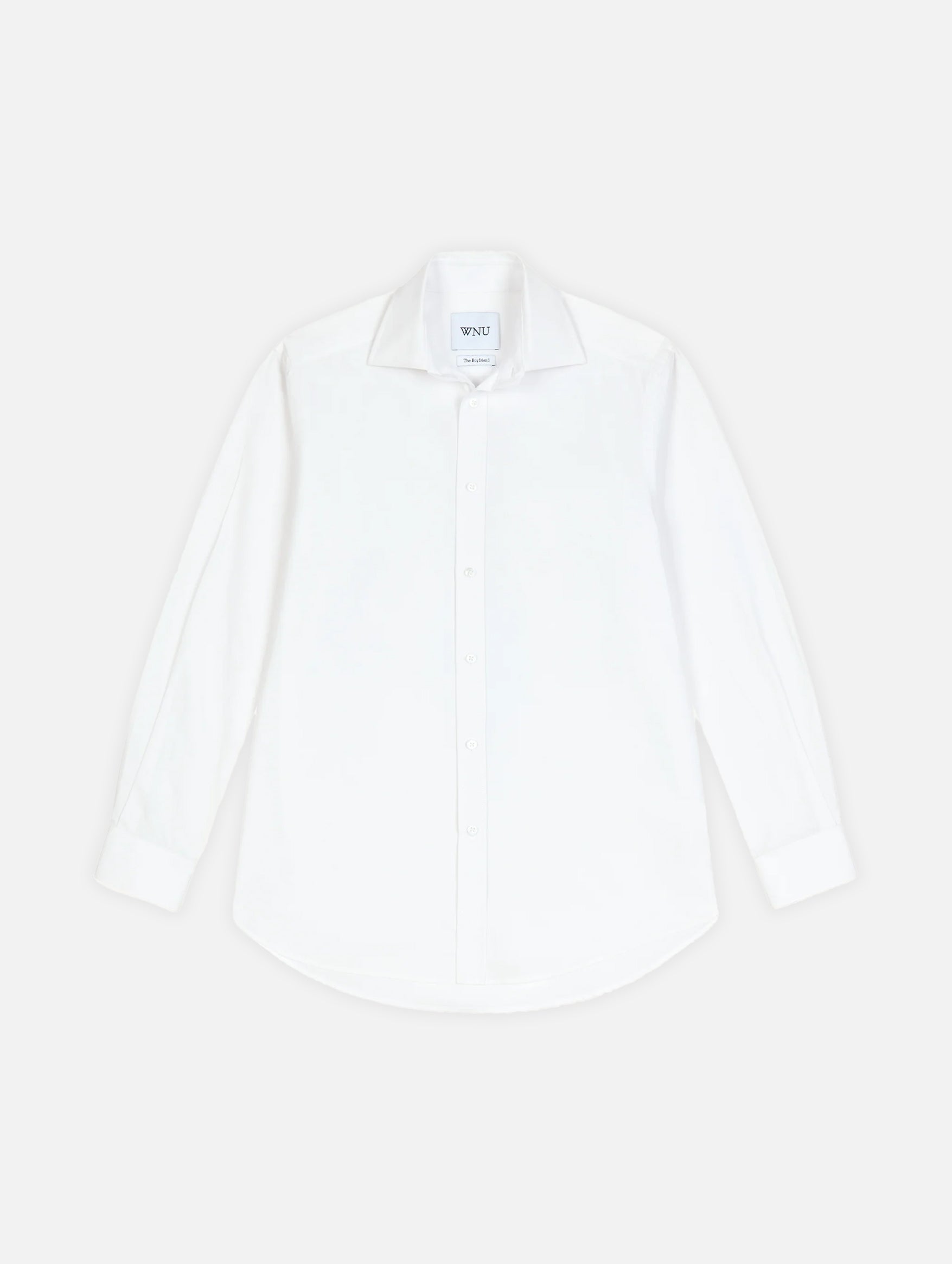 The Boyfriend Poplin Shirt in White