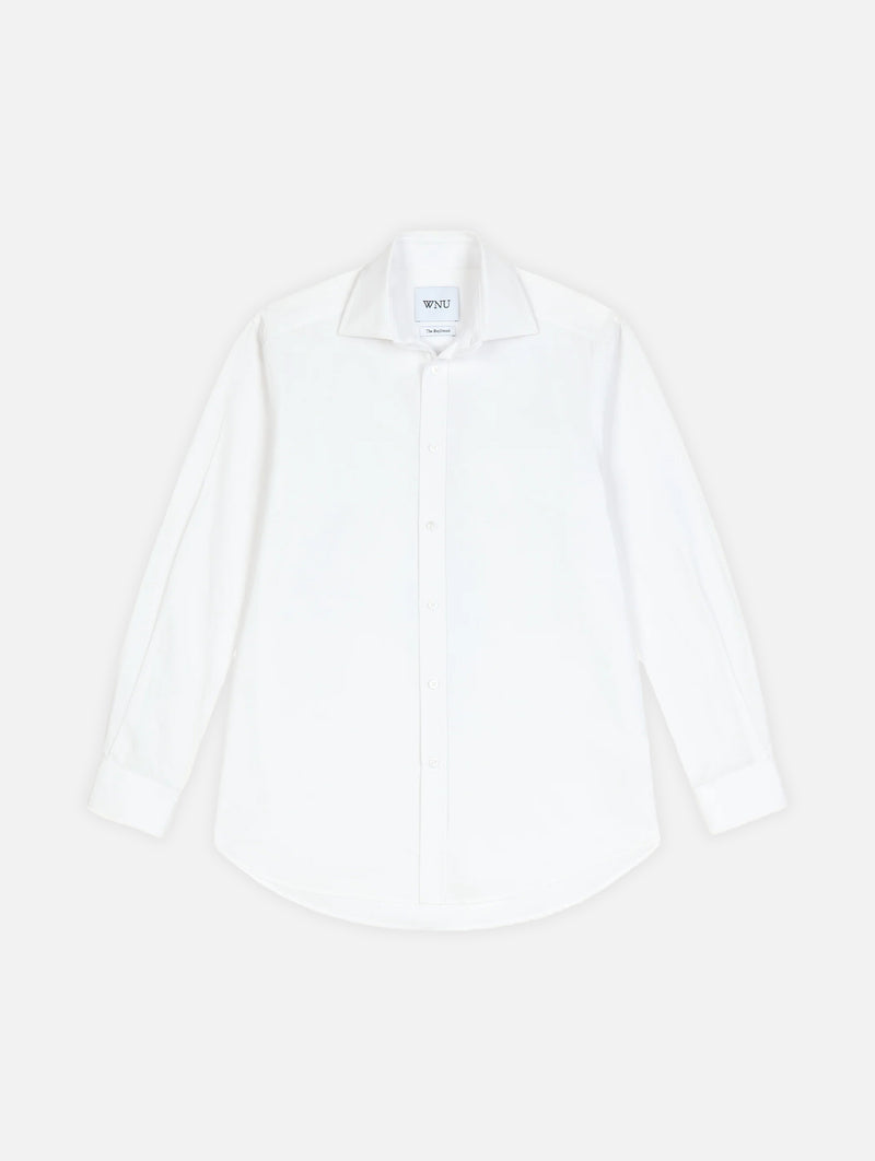 The Boyfriend Poplin Shirt in White