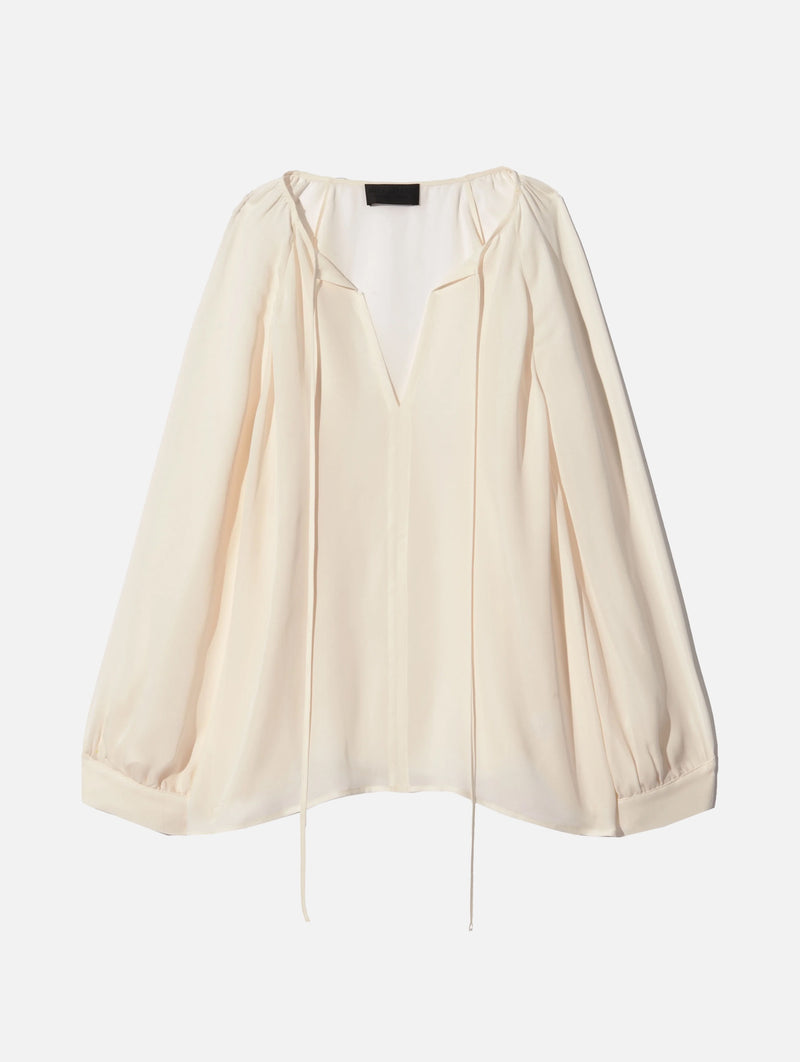 Acadia Blouse in Ivory