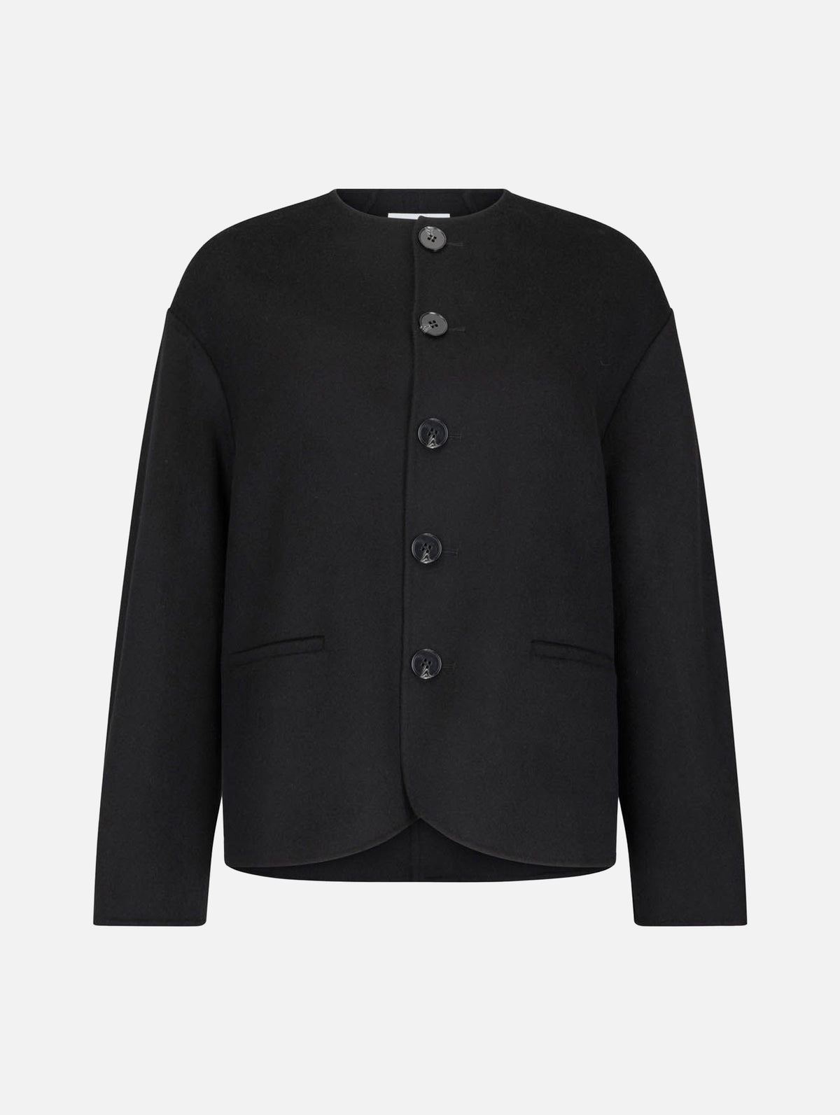 Angelo Wool Jacket in Black