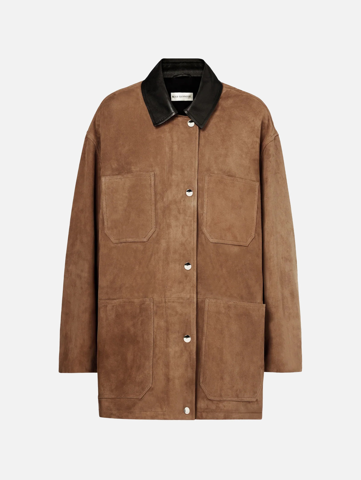 Barn Suede Jacket in Tobacco