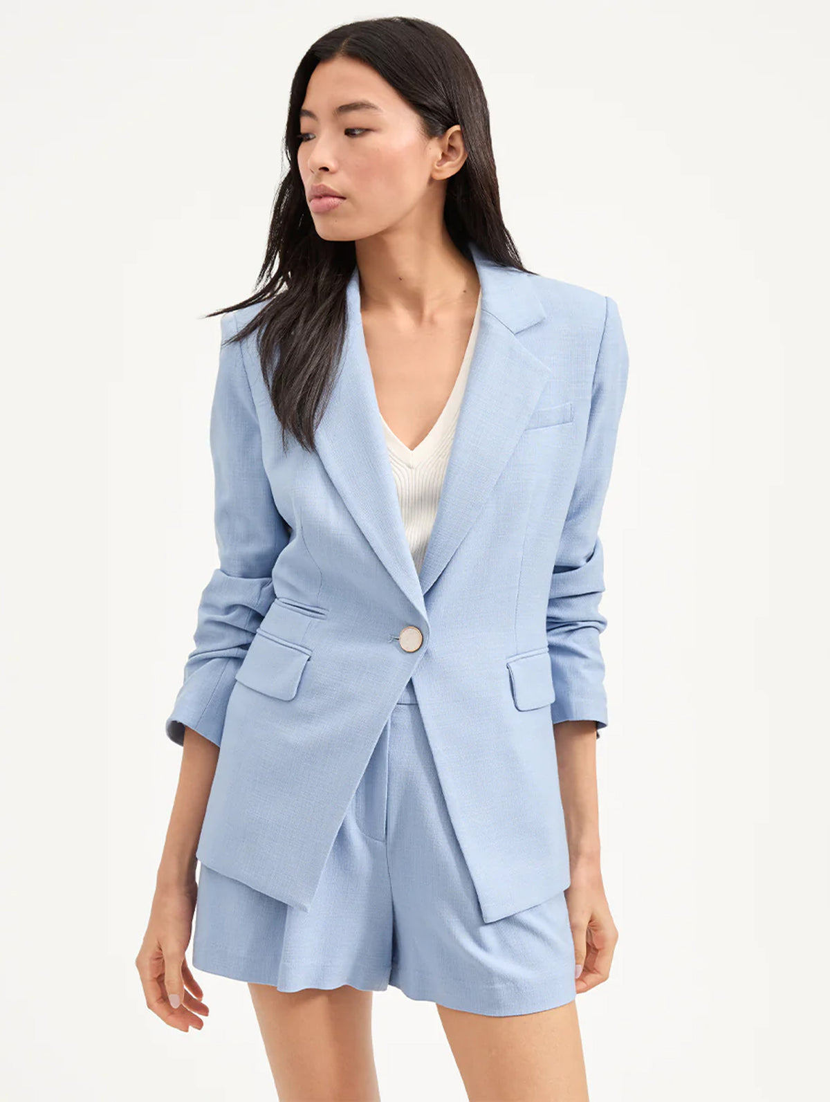 Battista Dickey Blazer in Bluebell