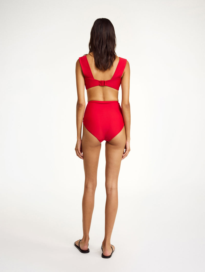 Belira Bikini Bottom in Dark Chilli