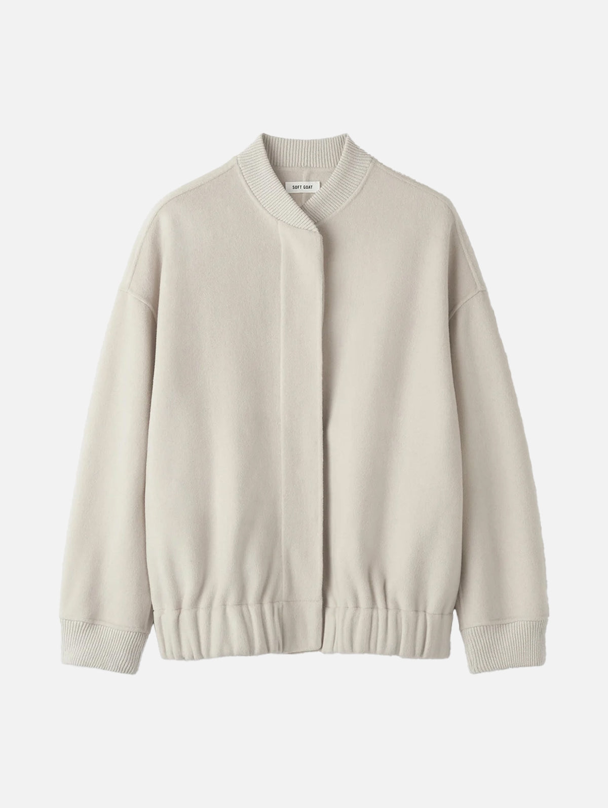 Bomber Jacket in Chalk