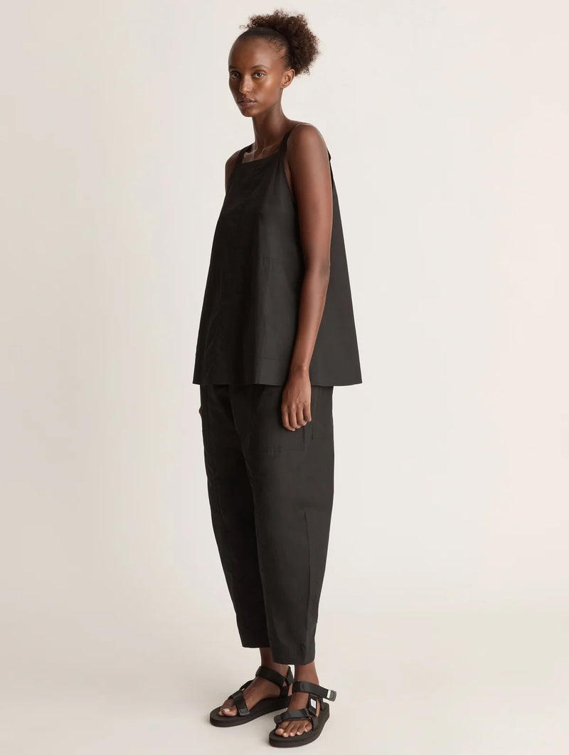 LM Poplin Cami in Black