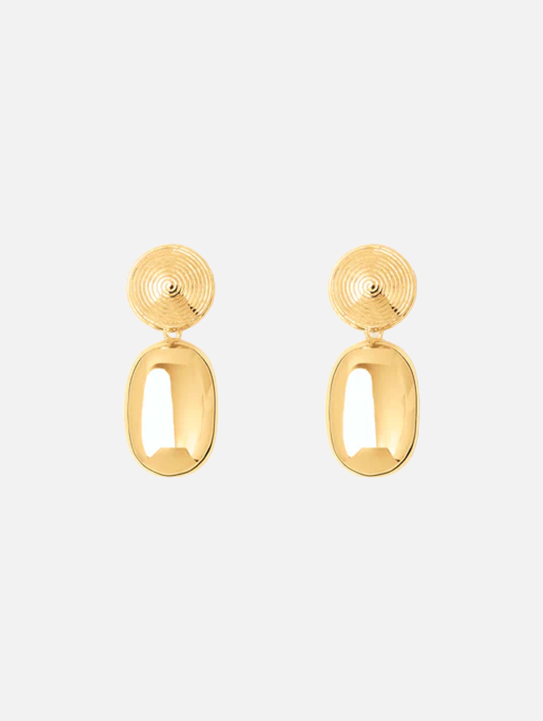 The Carla Earrings in Gold