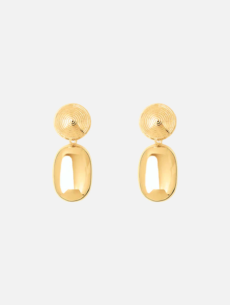 The Carla Earrings in Gold