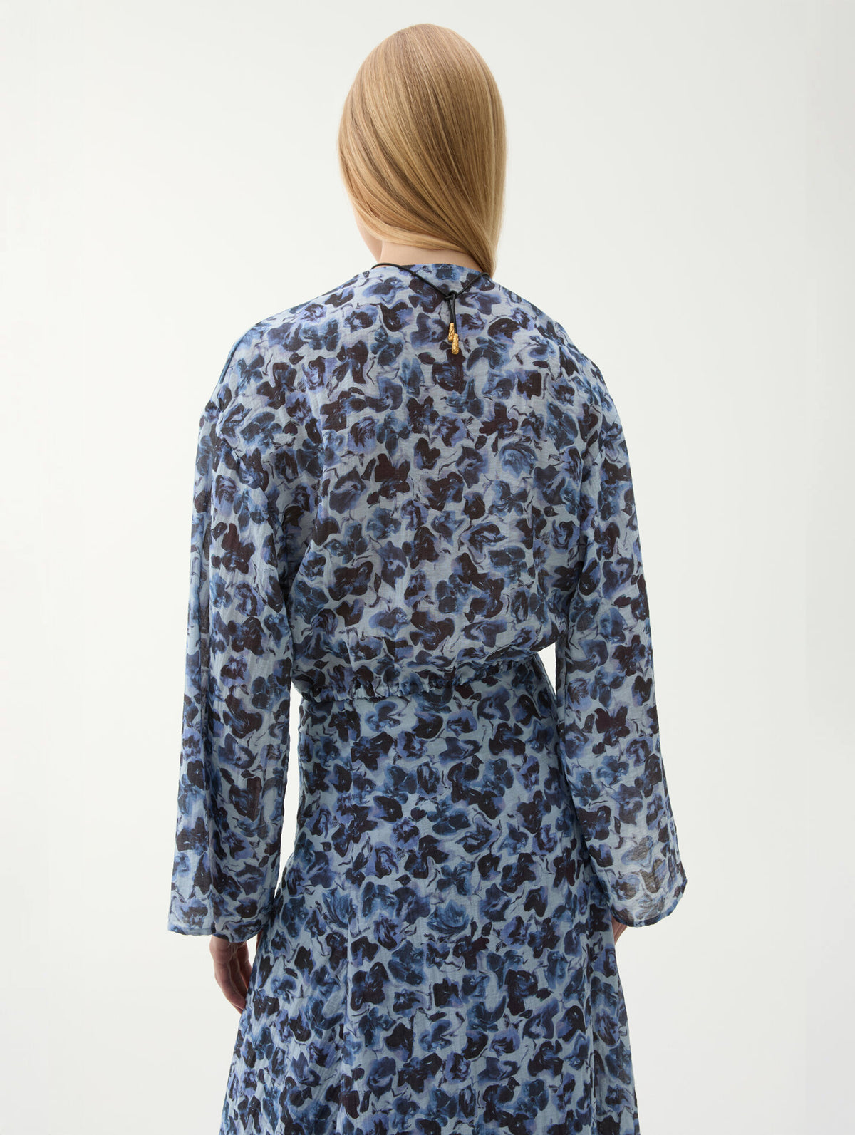 Cecilie Top in Violet Ditsy