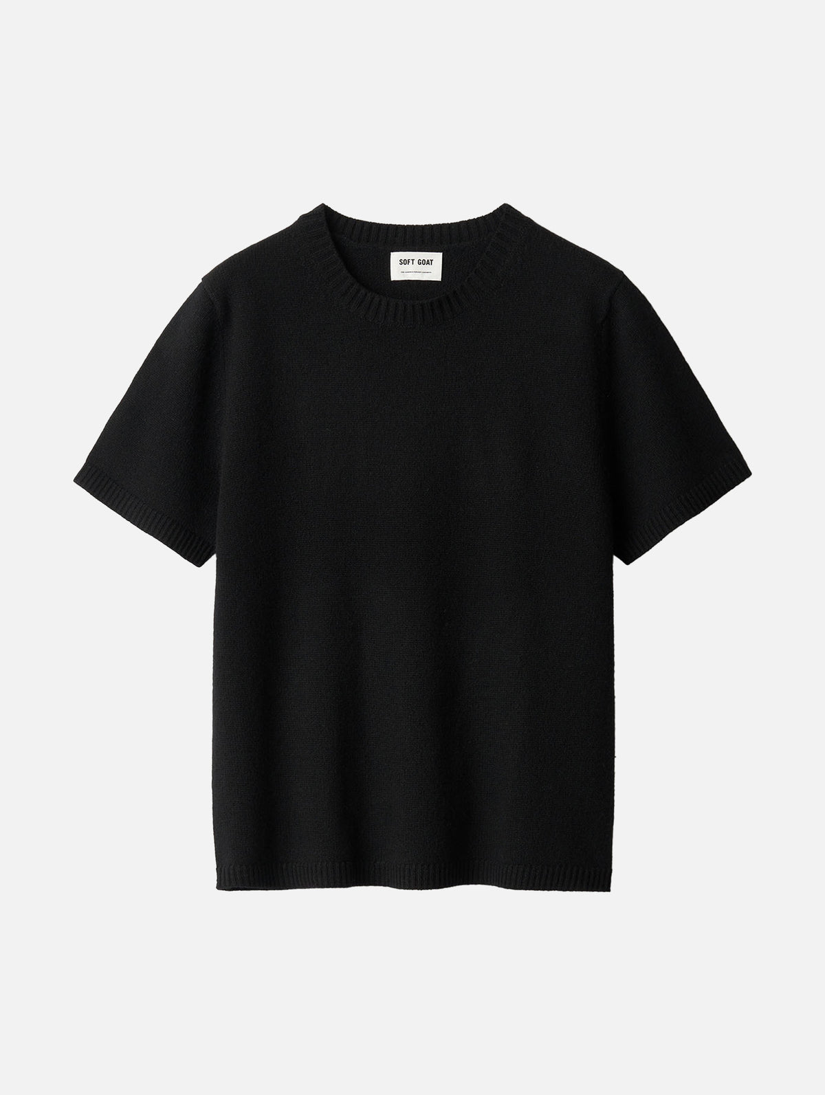 Oversized Cashmere T-Shirt in Black