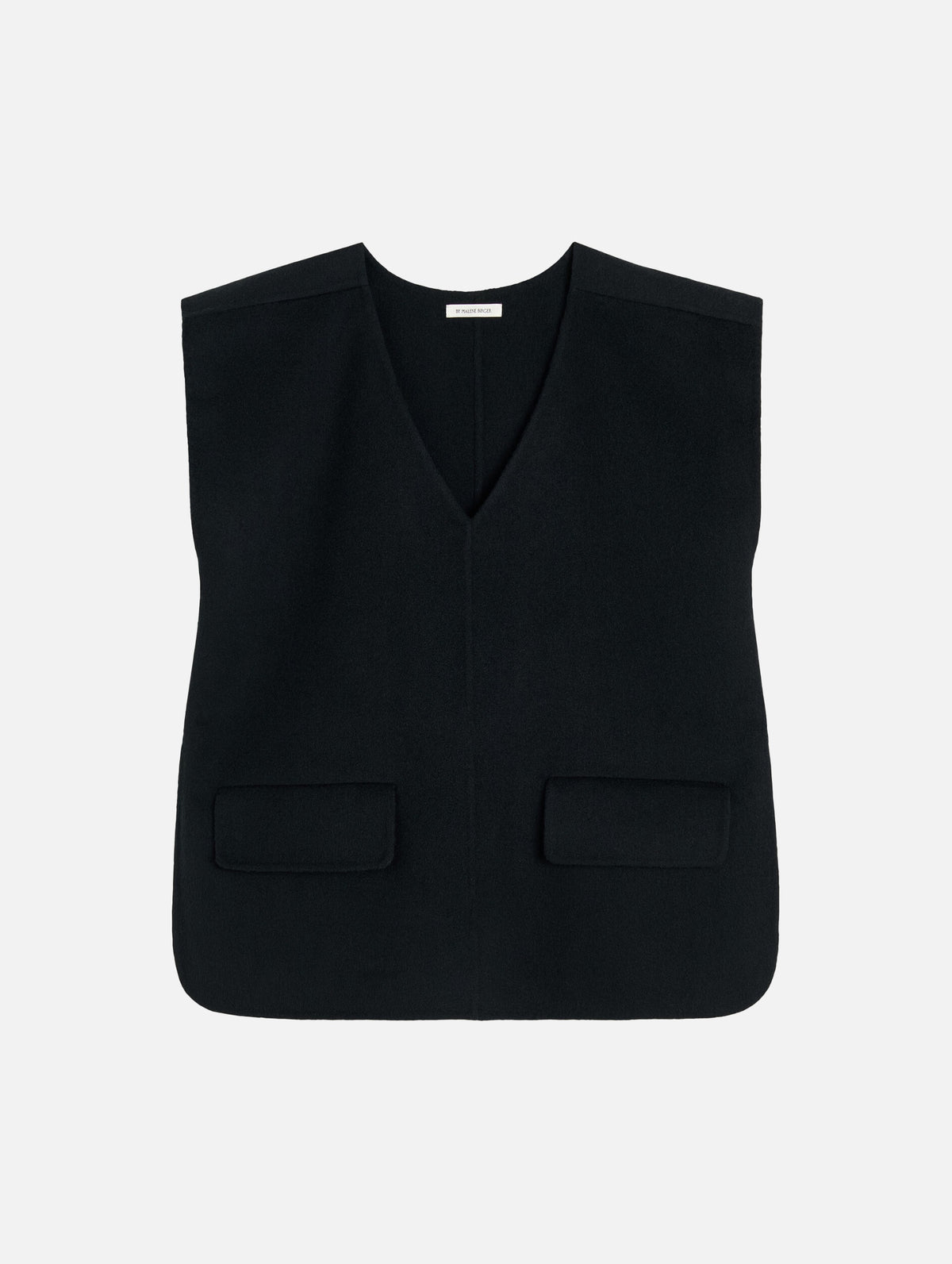 Cilia Wool Vest in Black