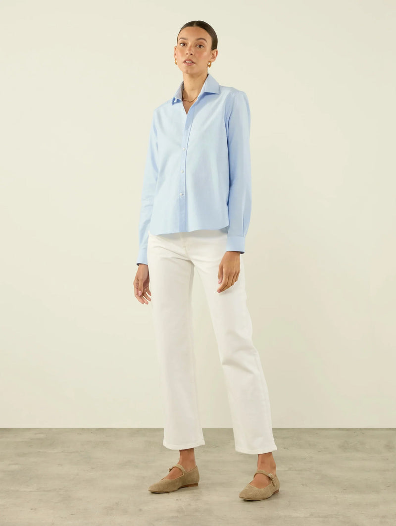 The Classic Oxford Shirt in Celeste Blue