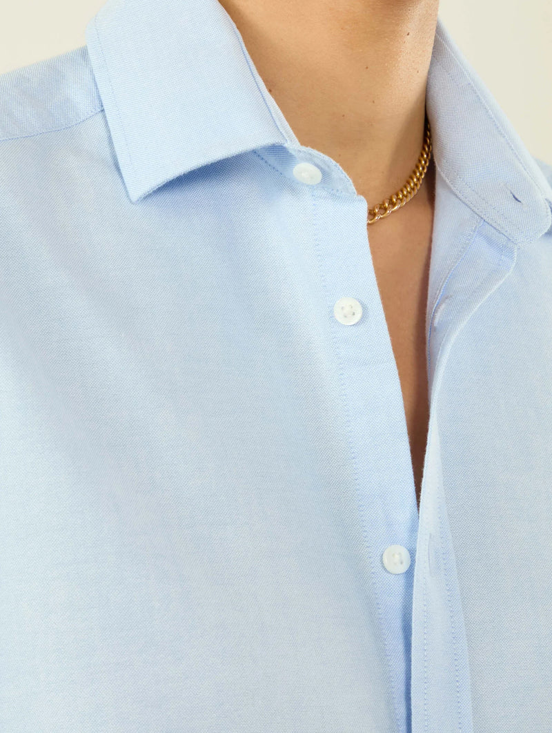 The Classic Oxford Shirt in Celeste Blue