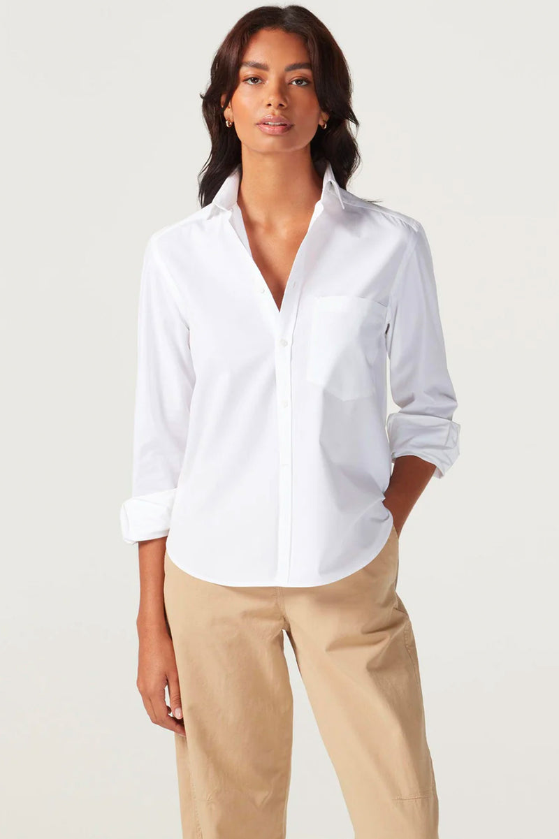 The Classic Poplin Shirt in White