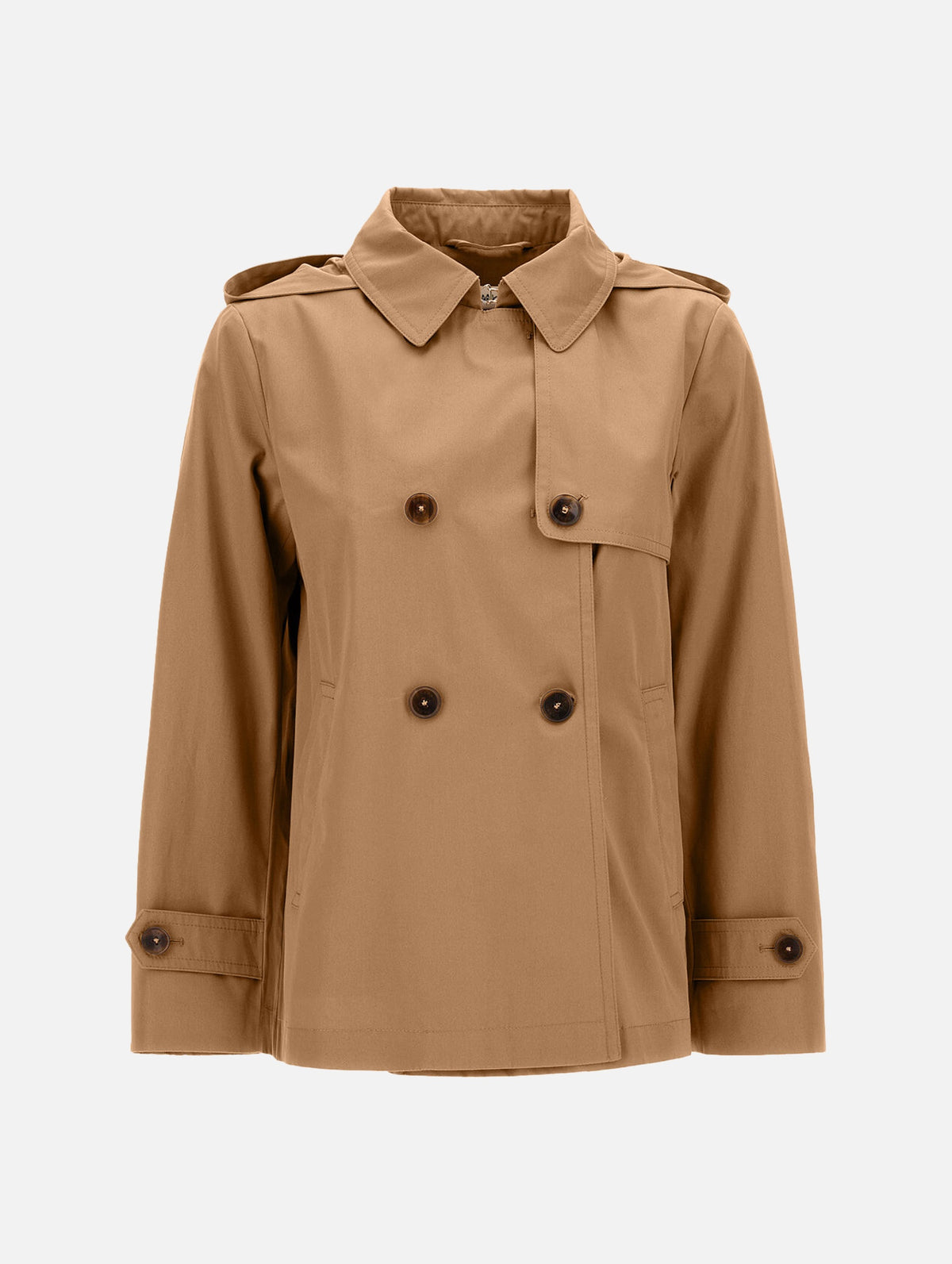 Dean Pea Coat in Camel