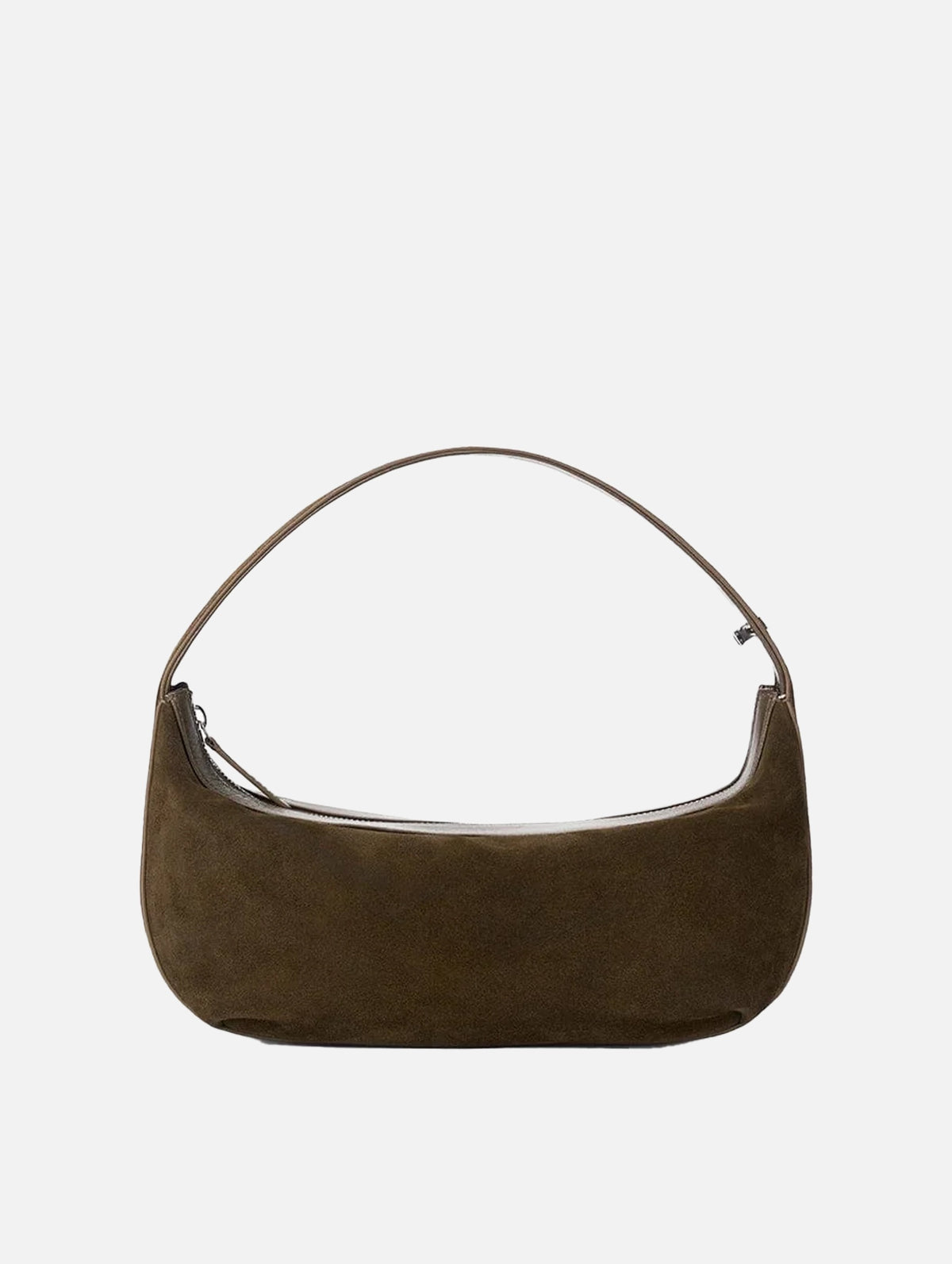 Demy Shoulder Bag in Truffle Suede