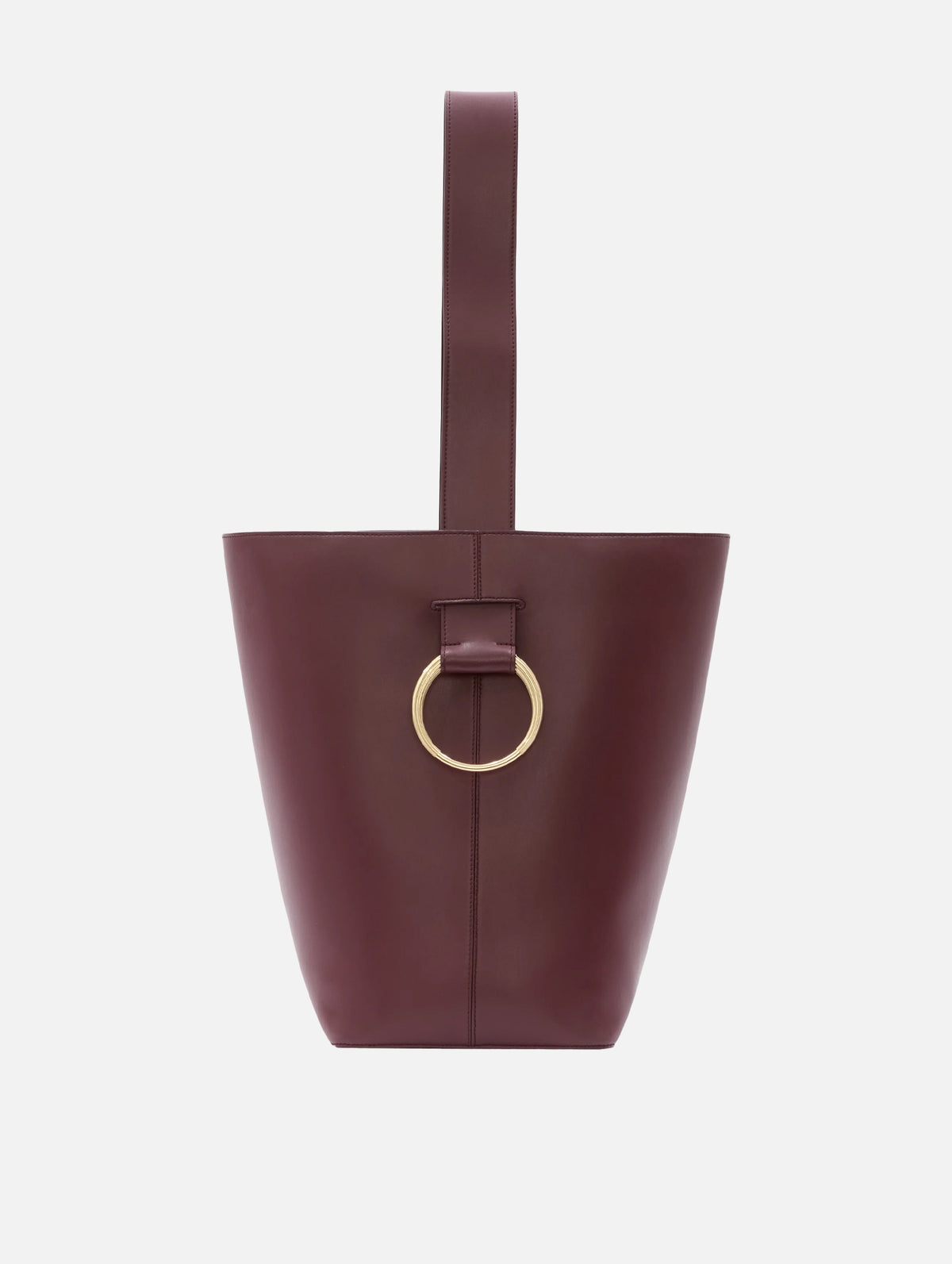 The Dia Bucket Bag in Dark Burgundy