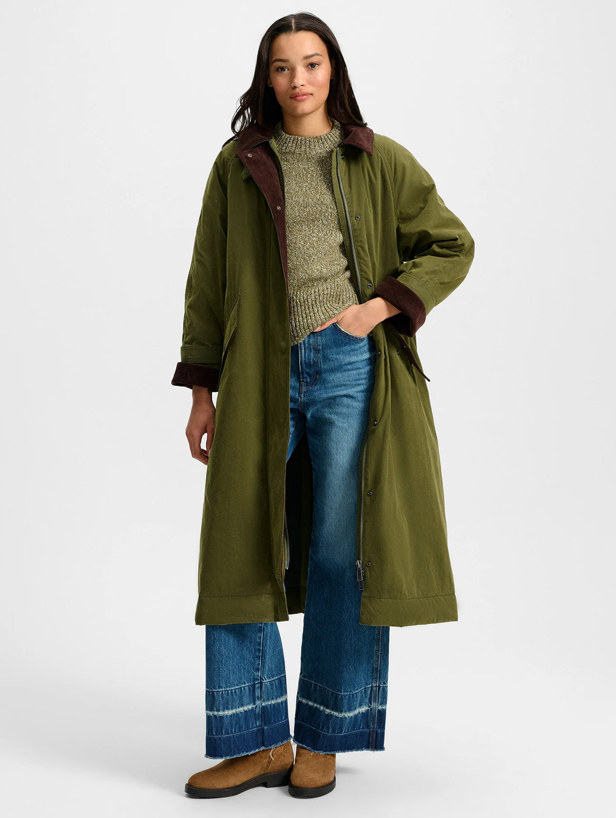Dietz Wax-Coated Field Coat in Army