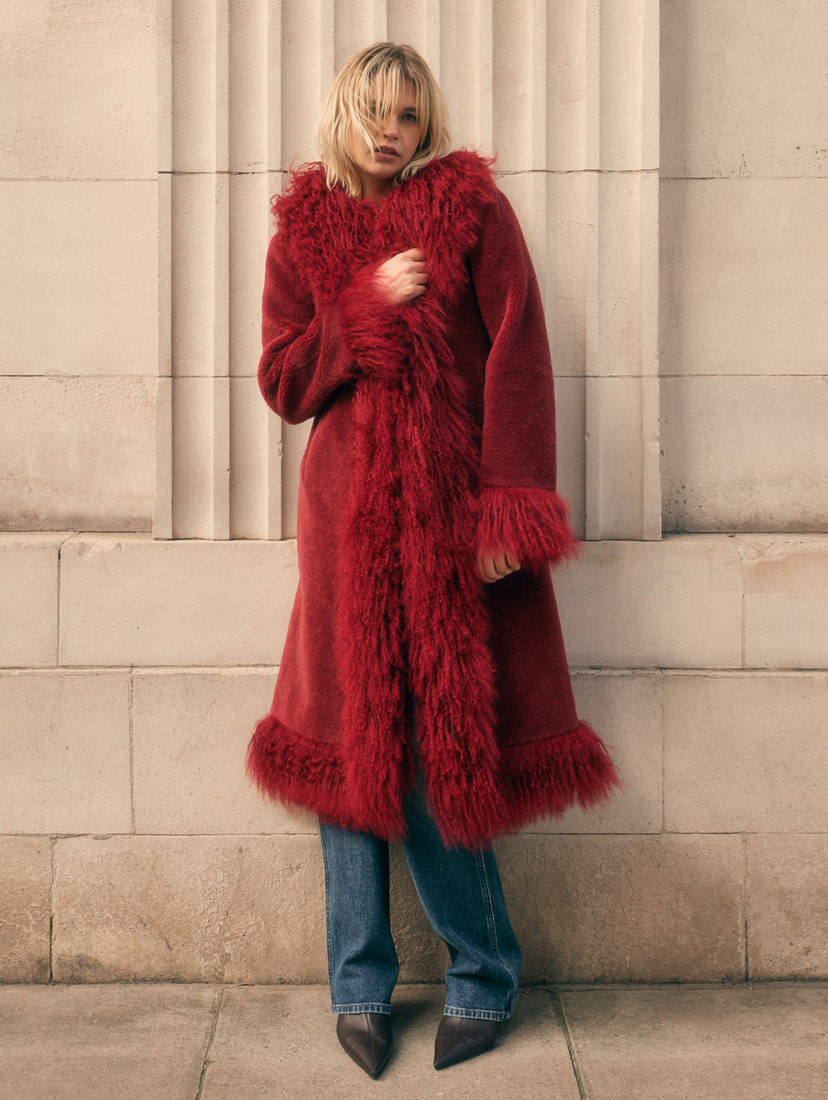 Donna Coat in Red