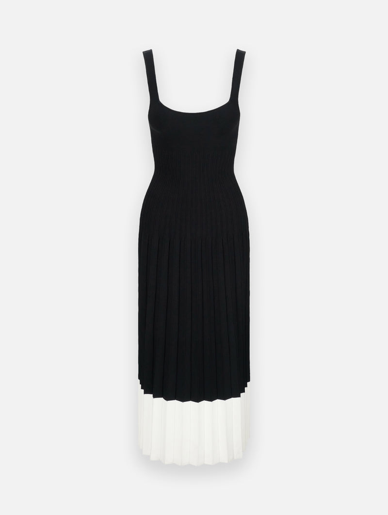 Ellison Dress in Black Ivory
