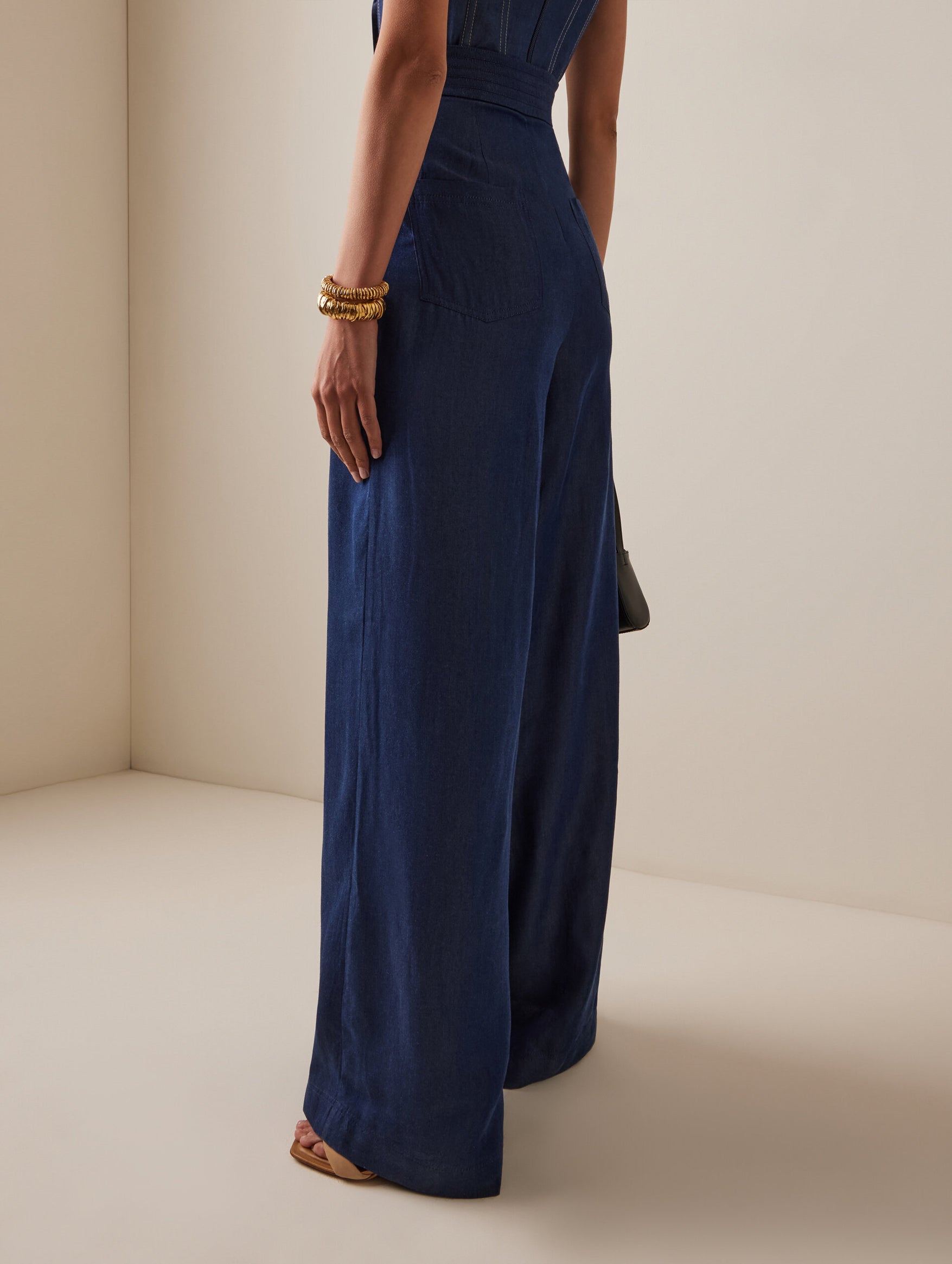 Esencia Denim Trousers in Navy