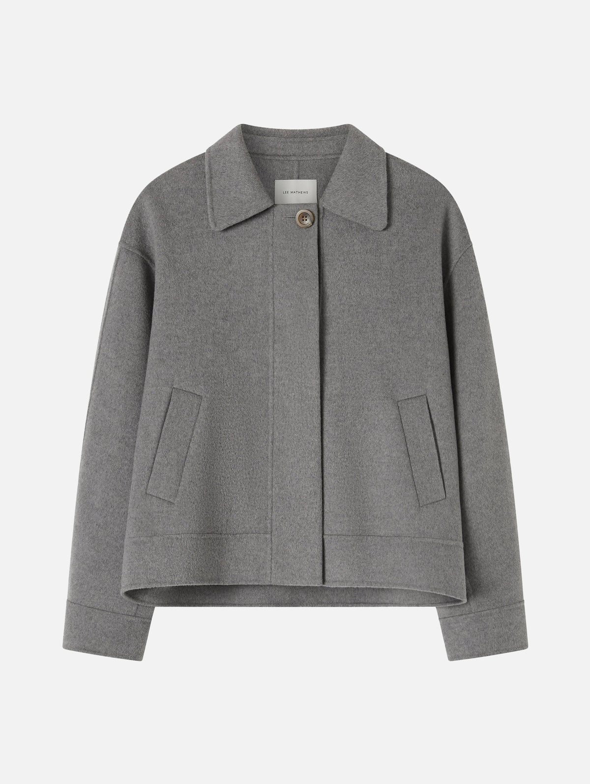 Florentine Cashmere Jacket in Grey Marle