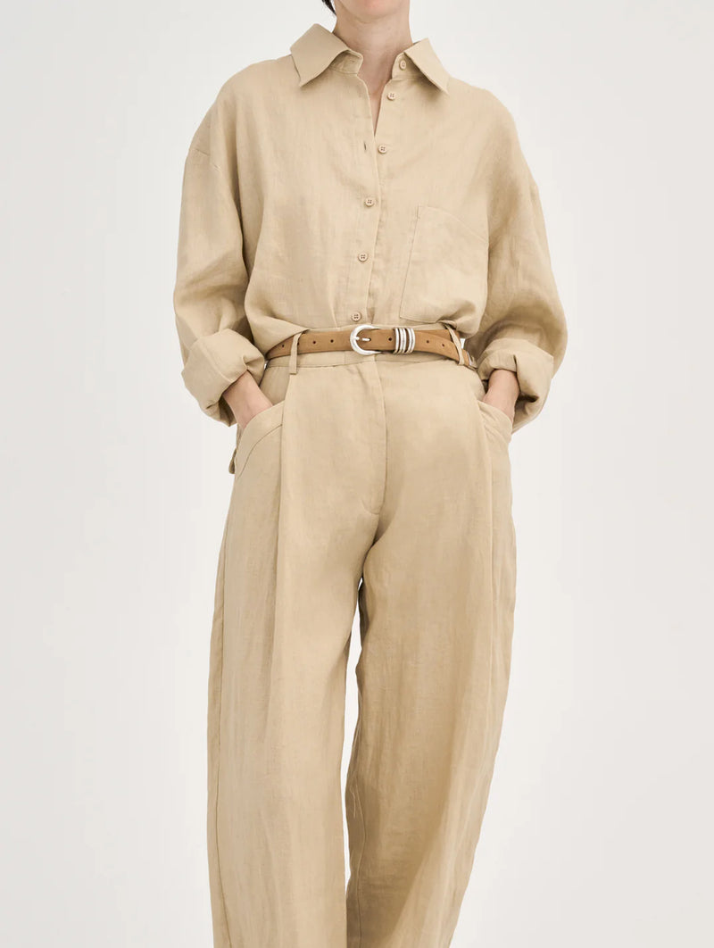 Hollyhock Suede Belt in Caramel