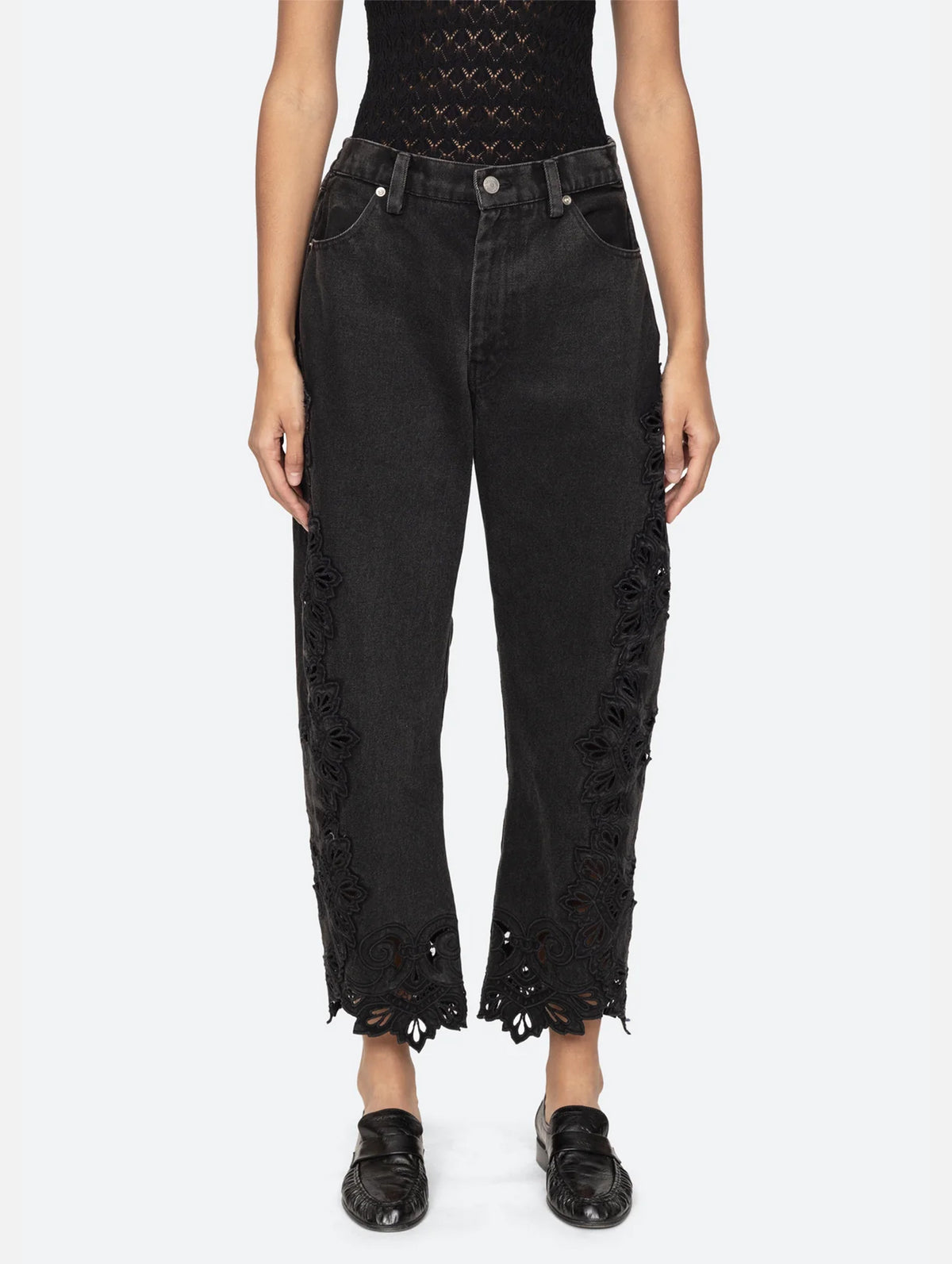 Cavina Denim Jeans in Black