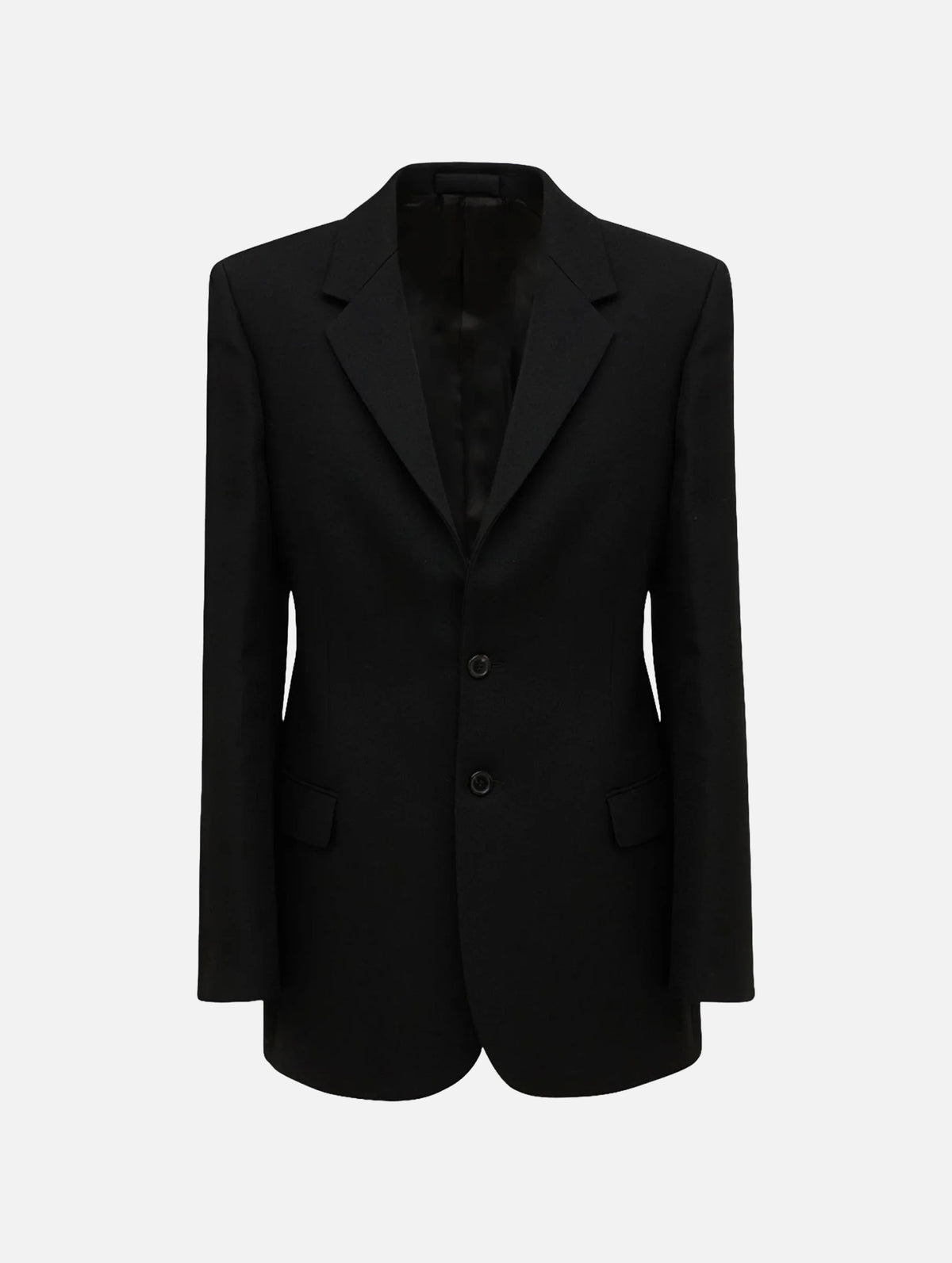 Light Longline Blazer in Black