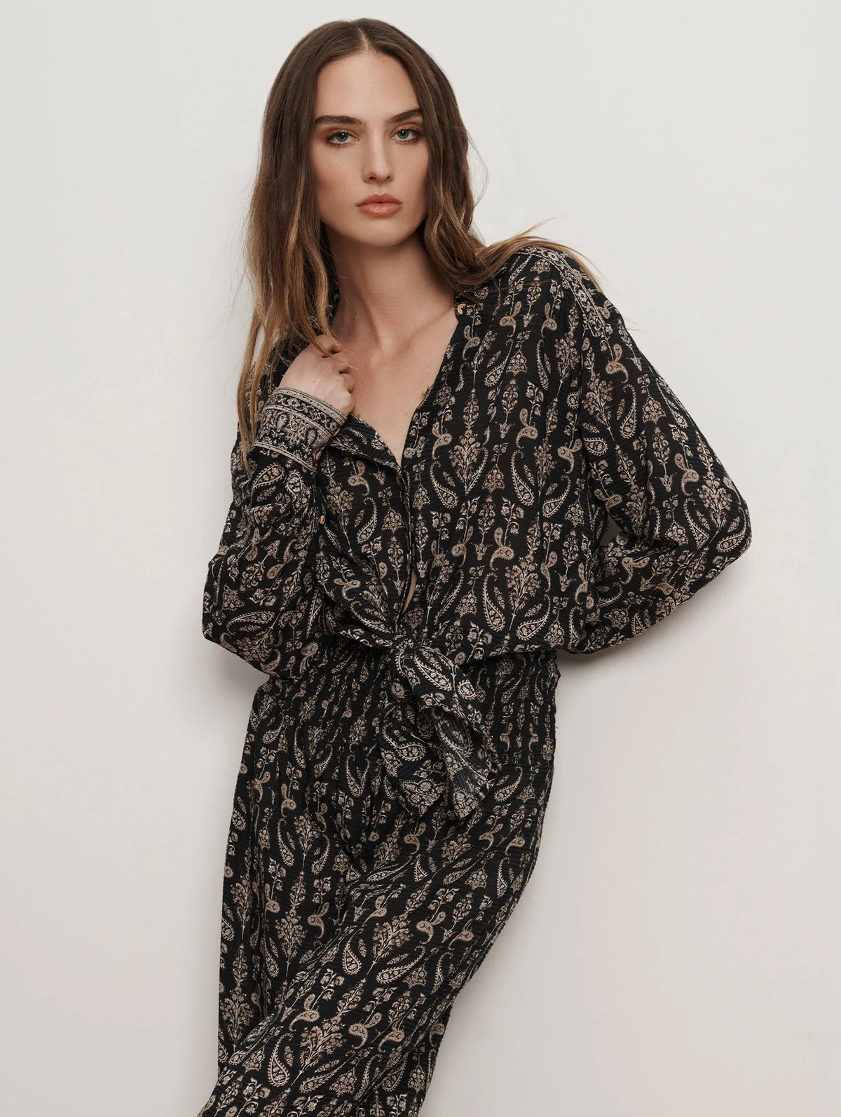 Lloyd Buttondown in Black Multi