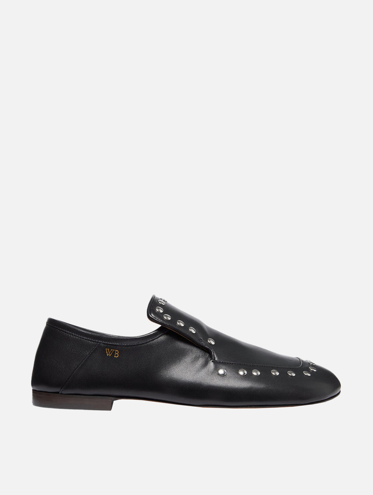 Studded Dakar Loafer in Black