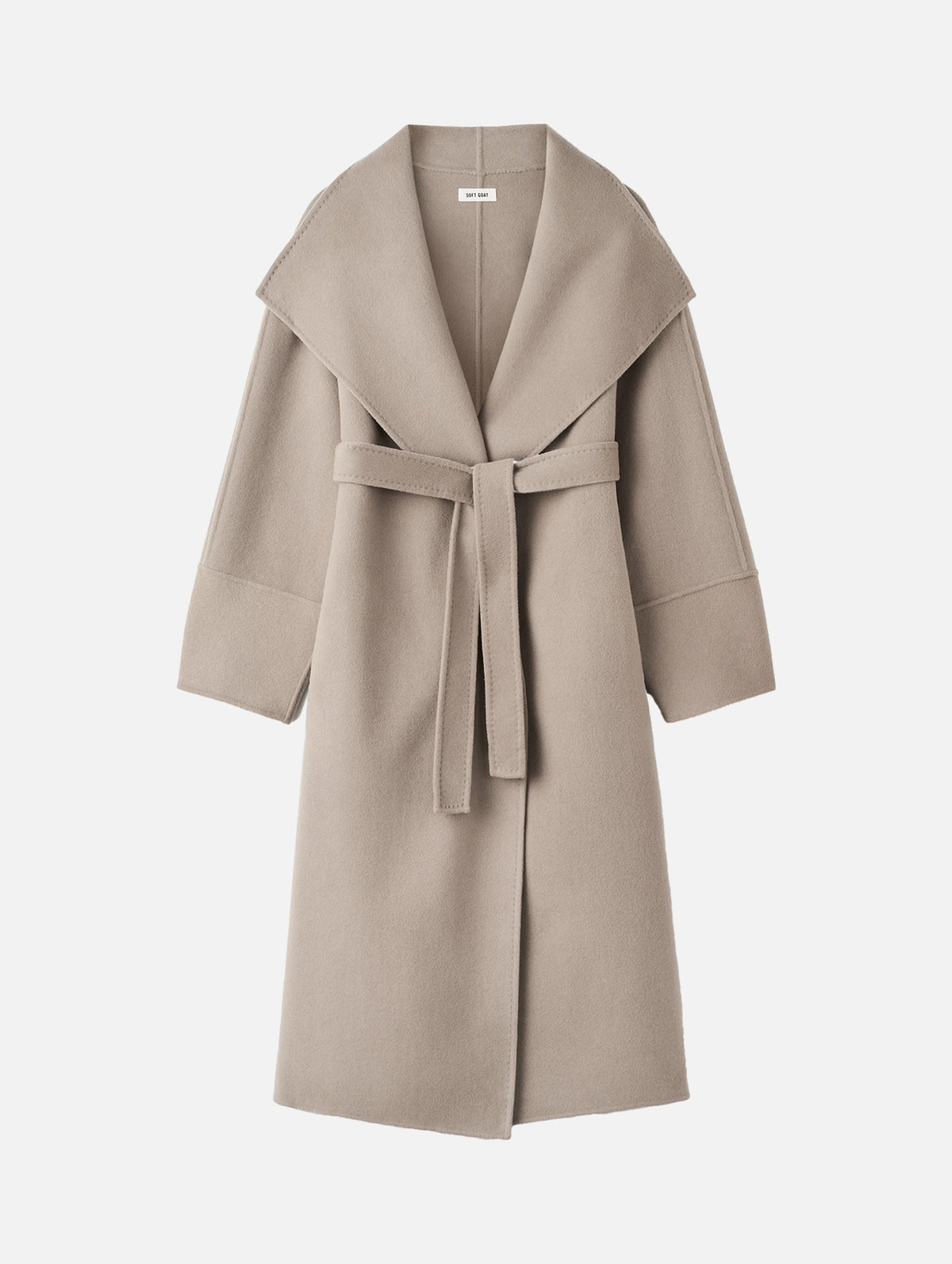 Long Coat in Dark Sand