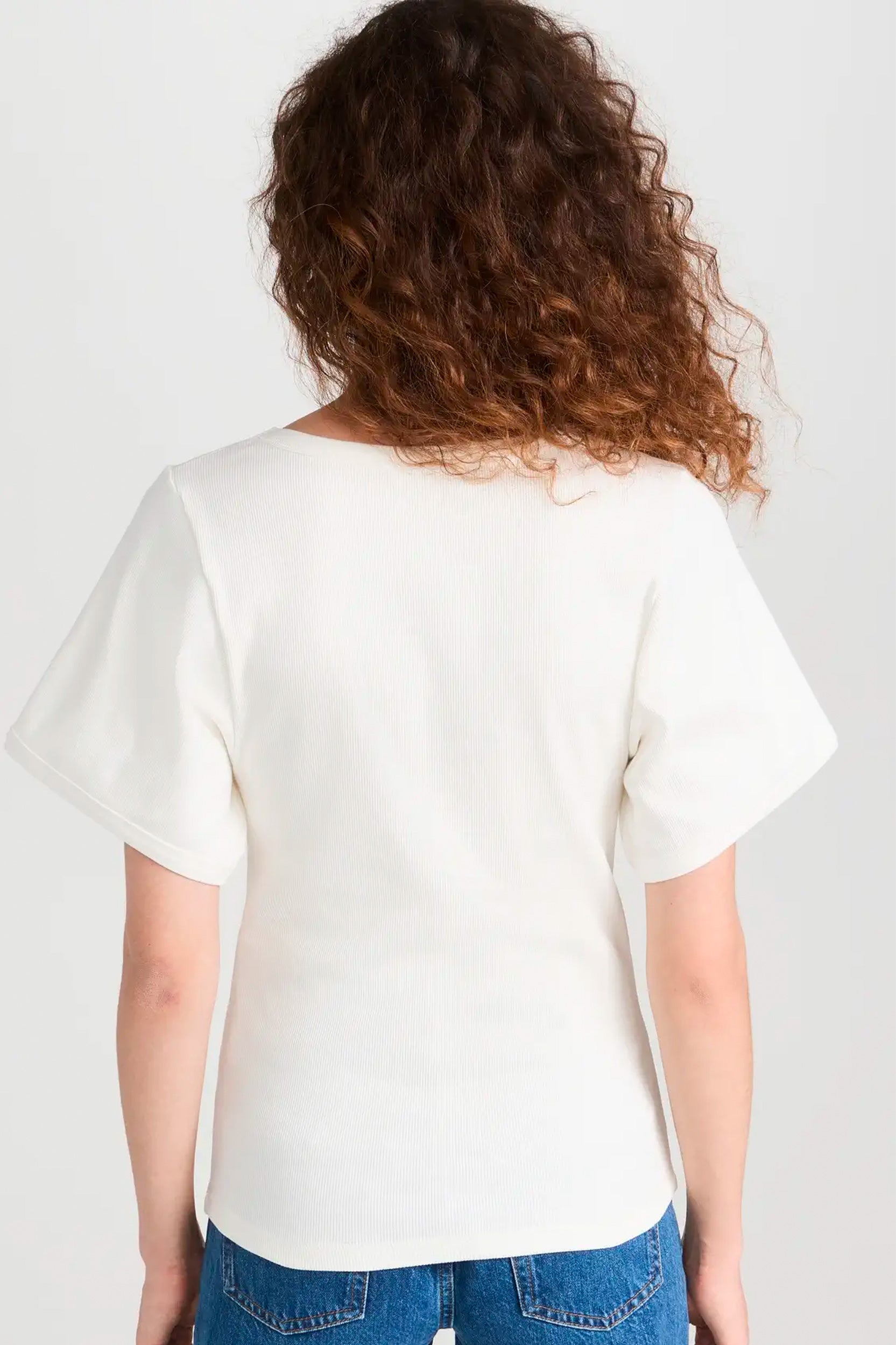 Lunai Tee in Soft White
