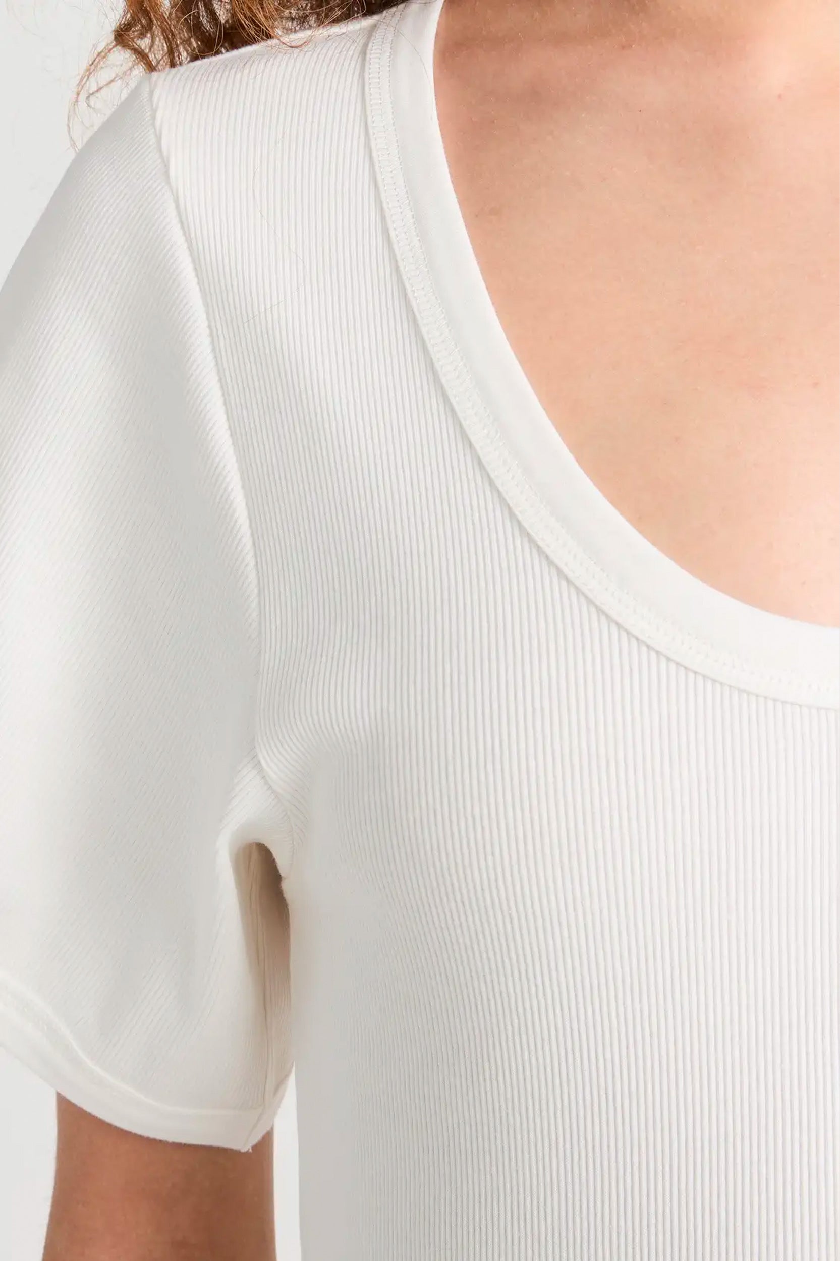 Lunai Tee in Soft White