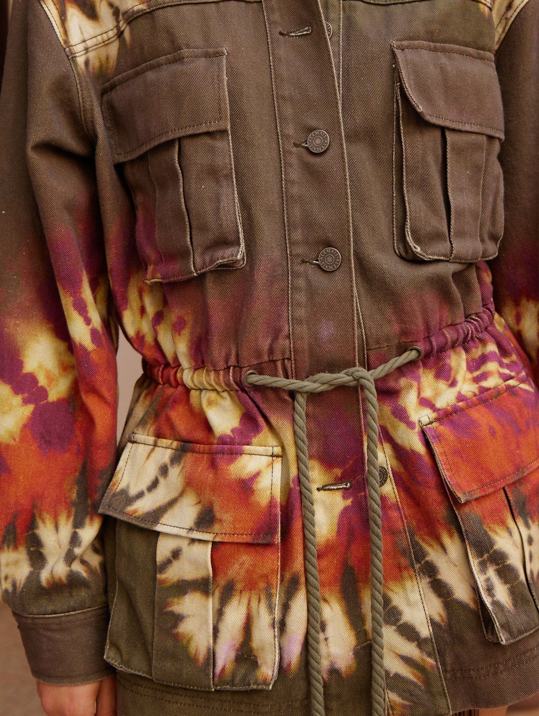 Marilyn Denim Jacket in Khaki