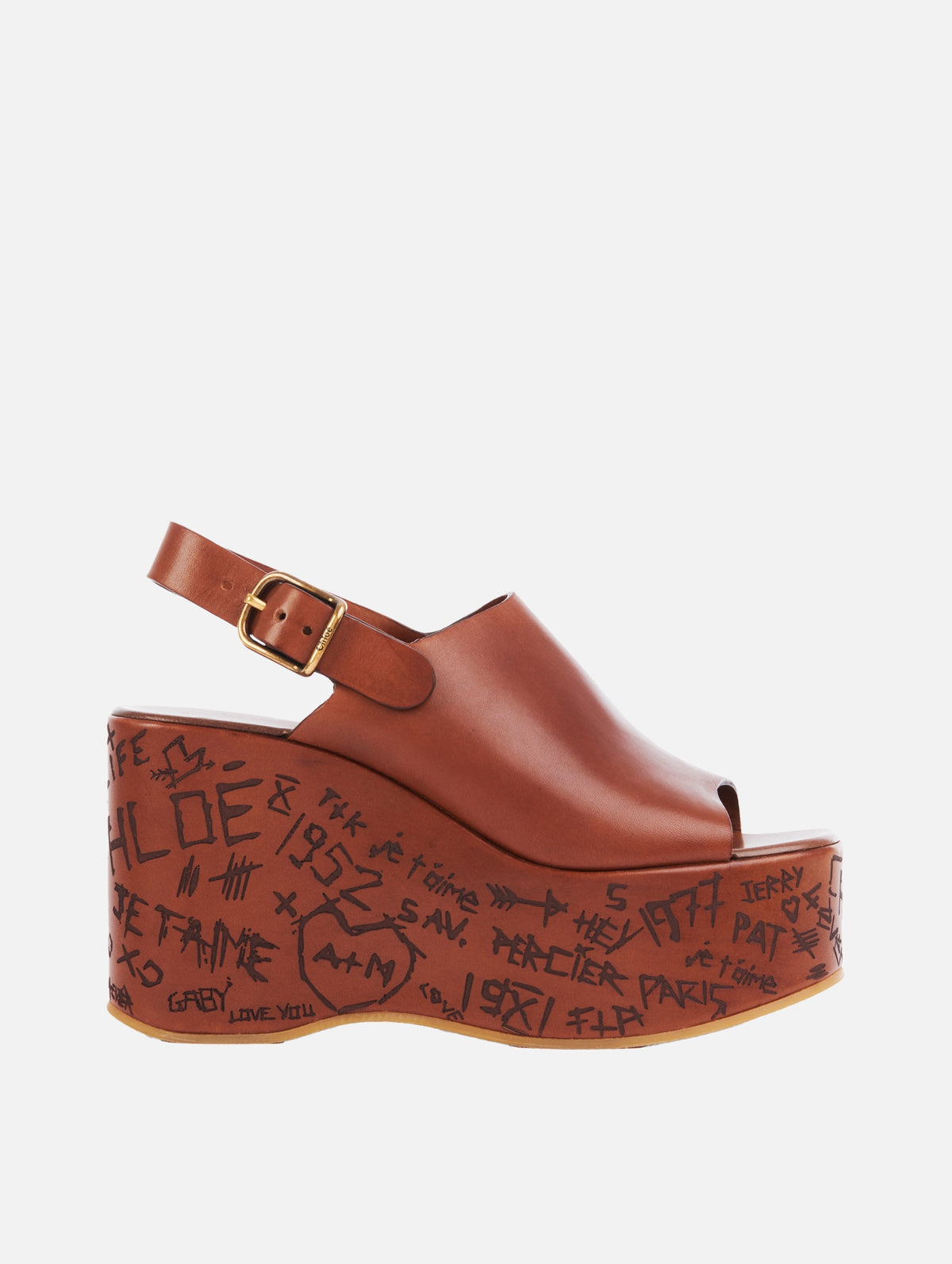 Maxime Sandals in Ginger Brown