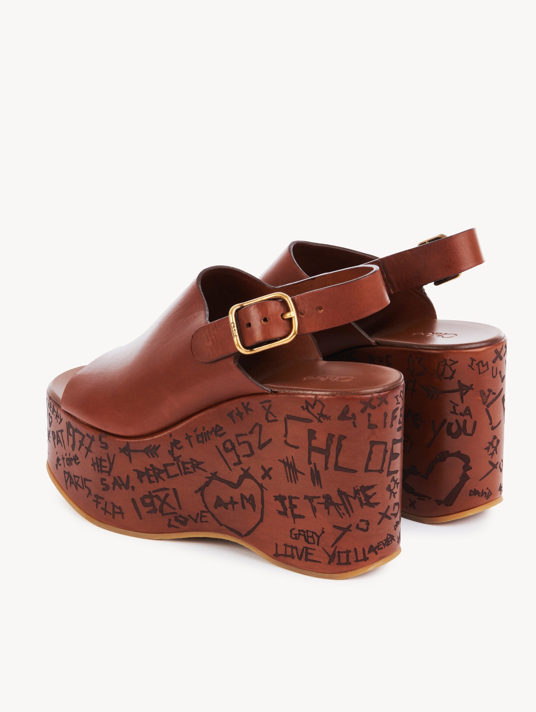 Maxime Sandals in Ginger Brown