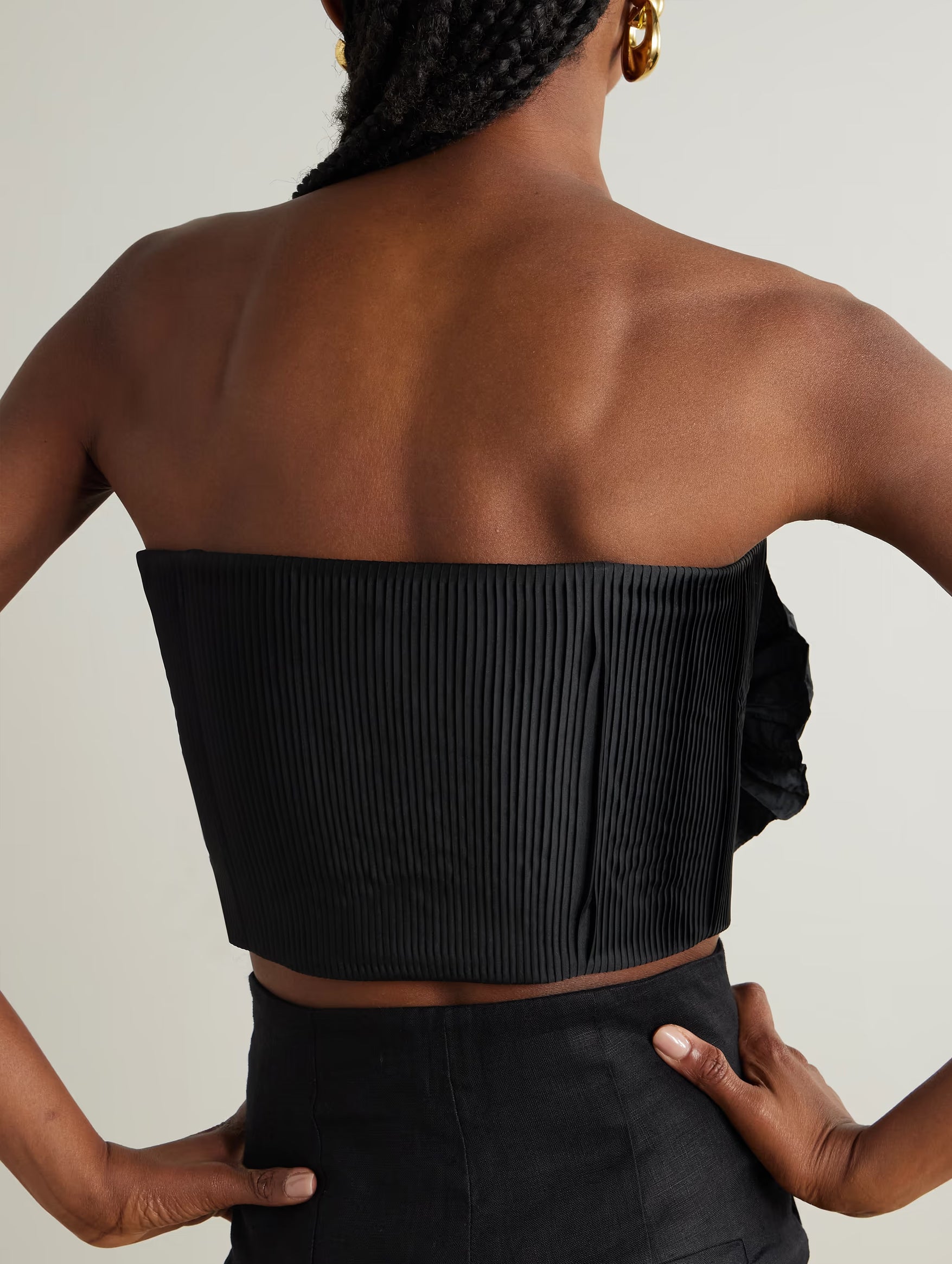 No Me Olvides Top in Black