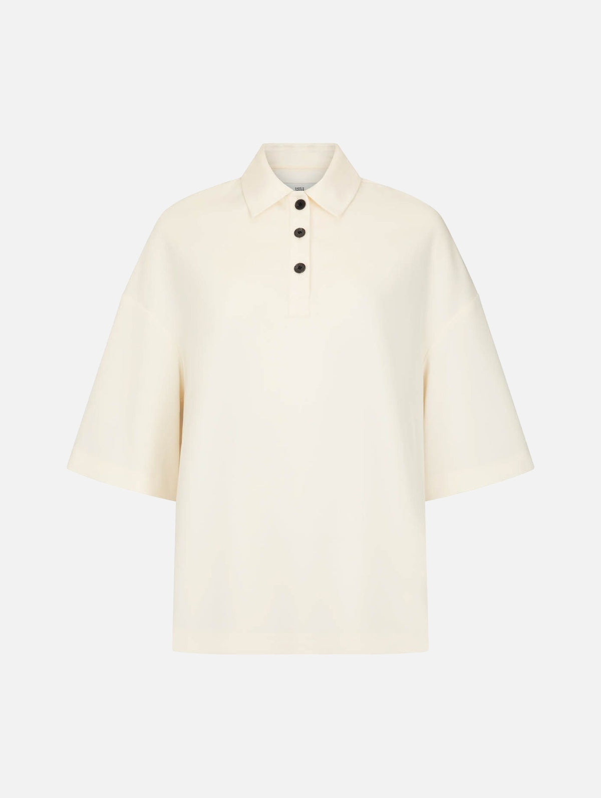 Short Sleeve Orwell Polo in Cream