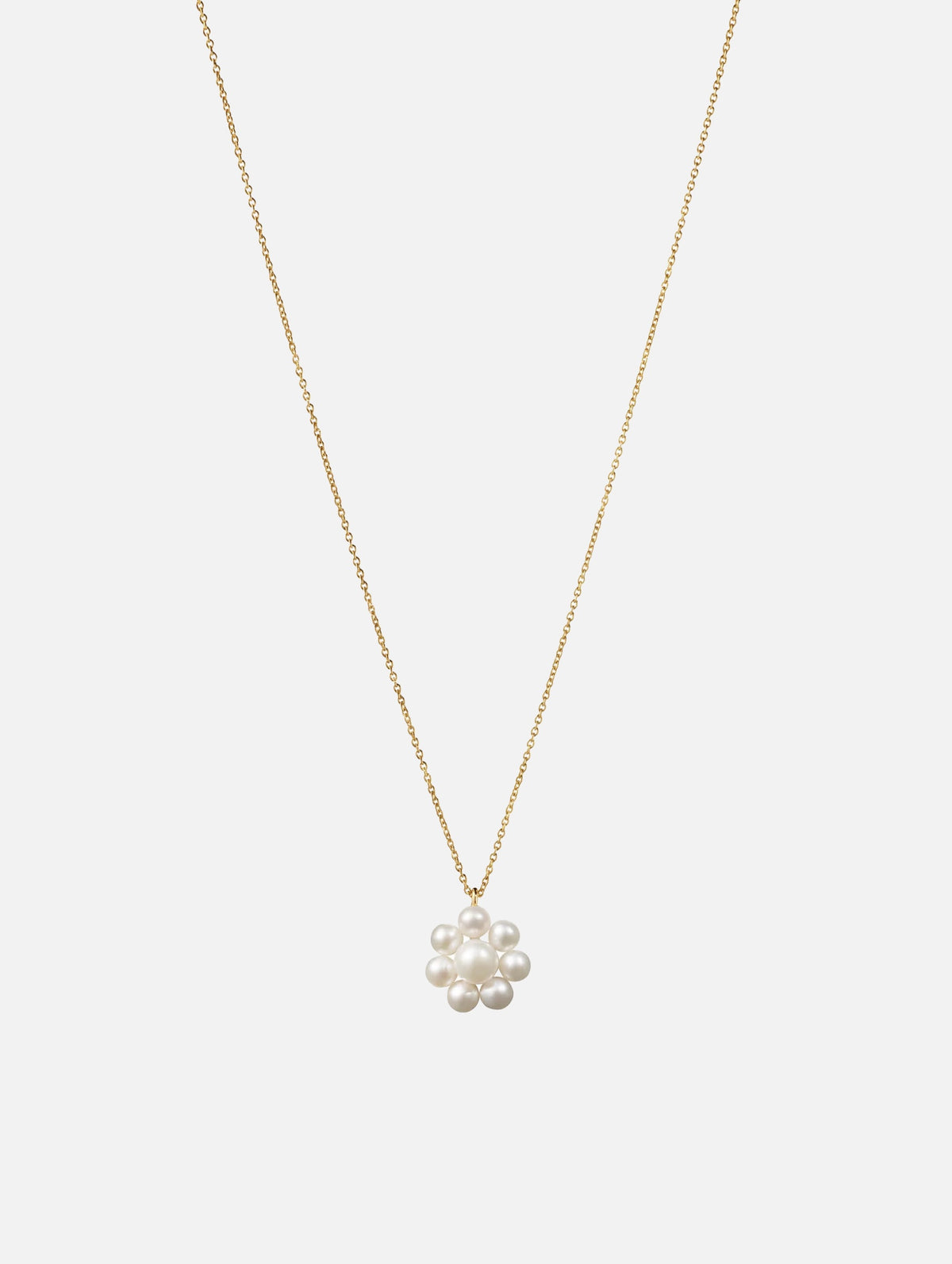 Petite Marguerite Simple Pearl Necklace