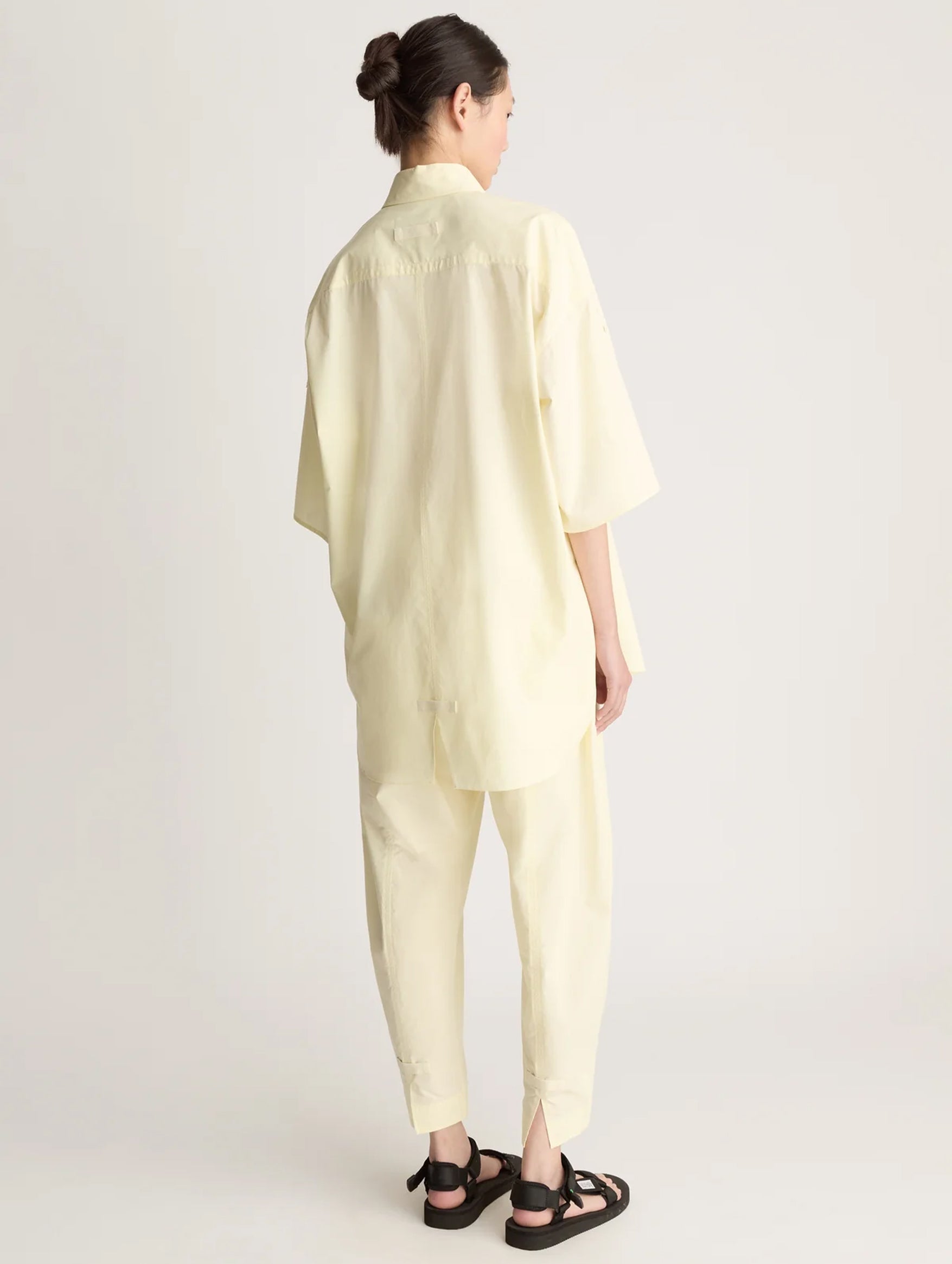 LM Poplin SS Shirt in Butter