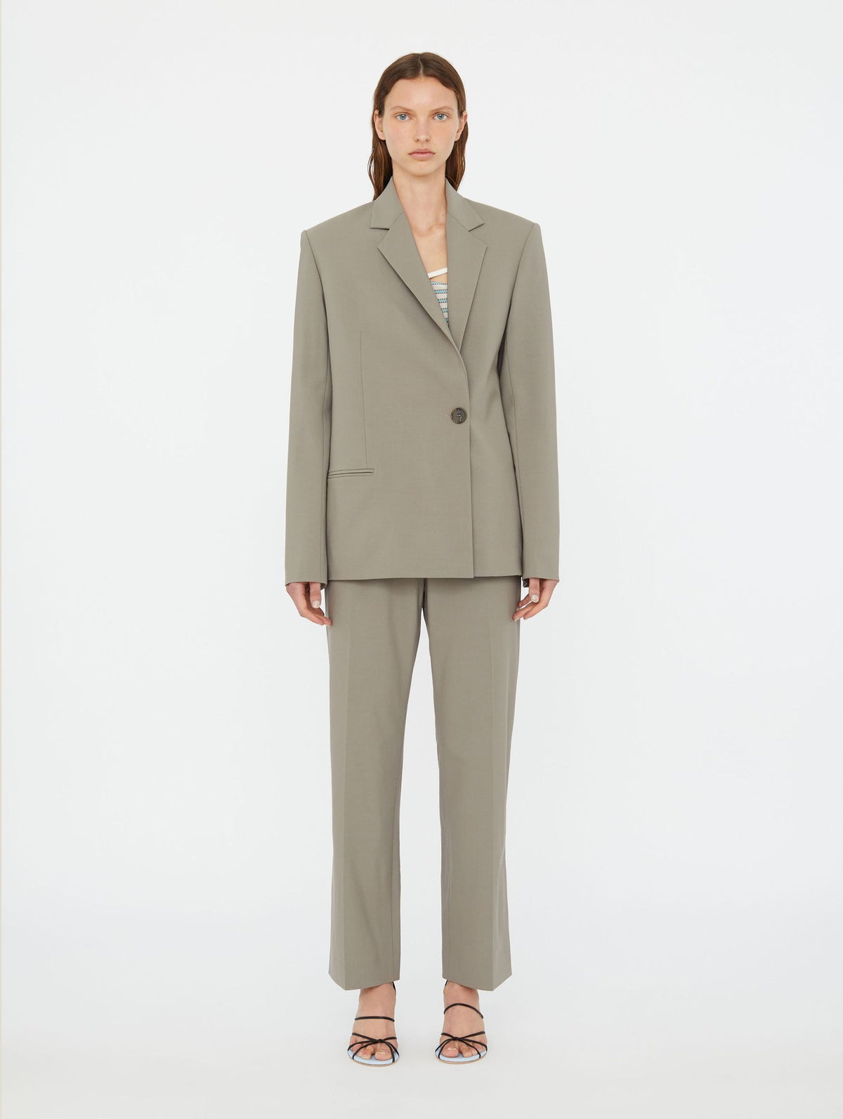 Release Wool Blazer in Eucalypt