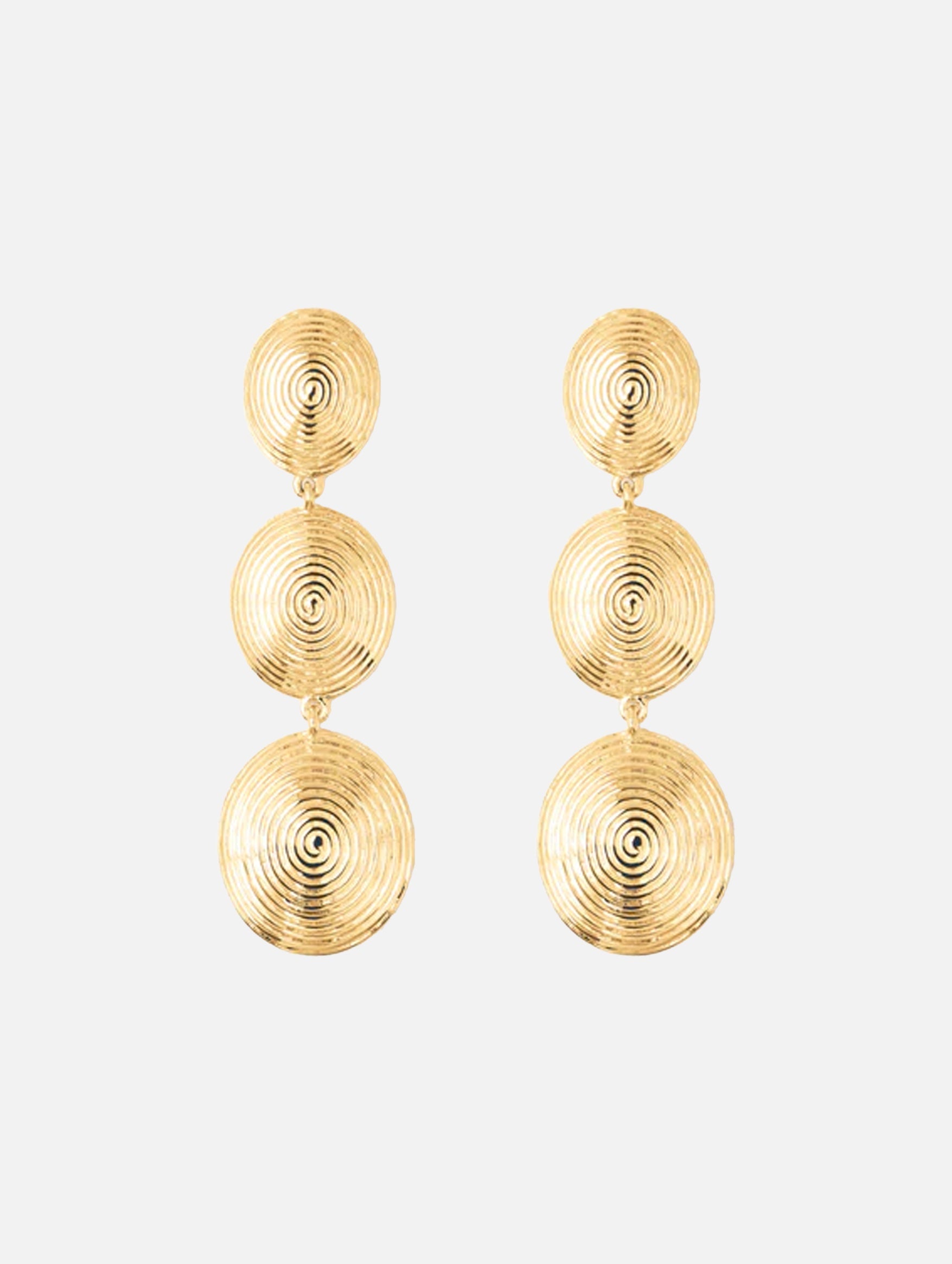 The Ruby Earrings in Gold