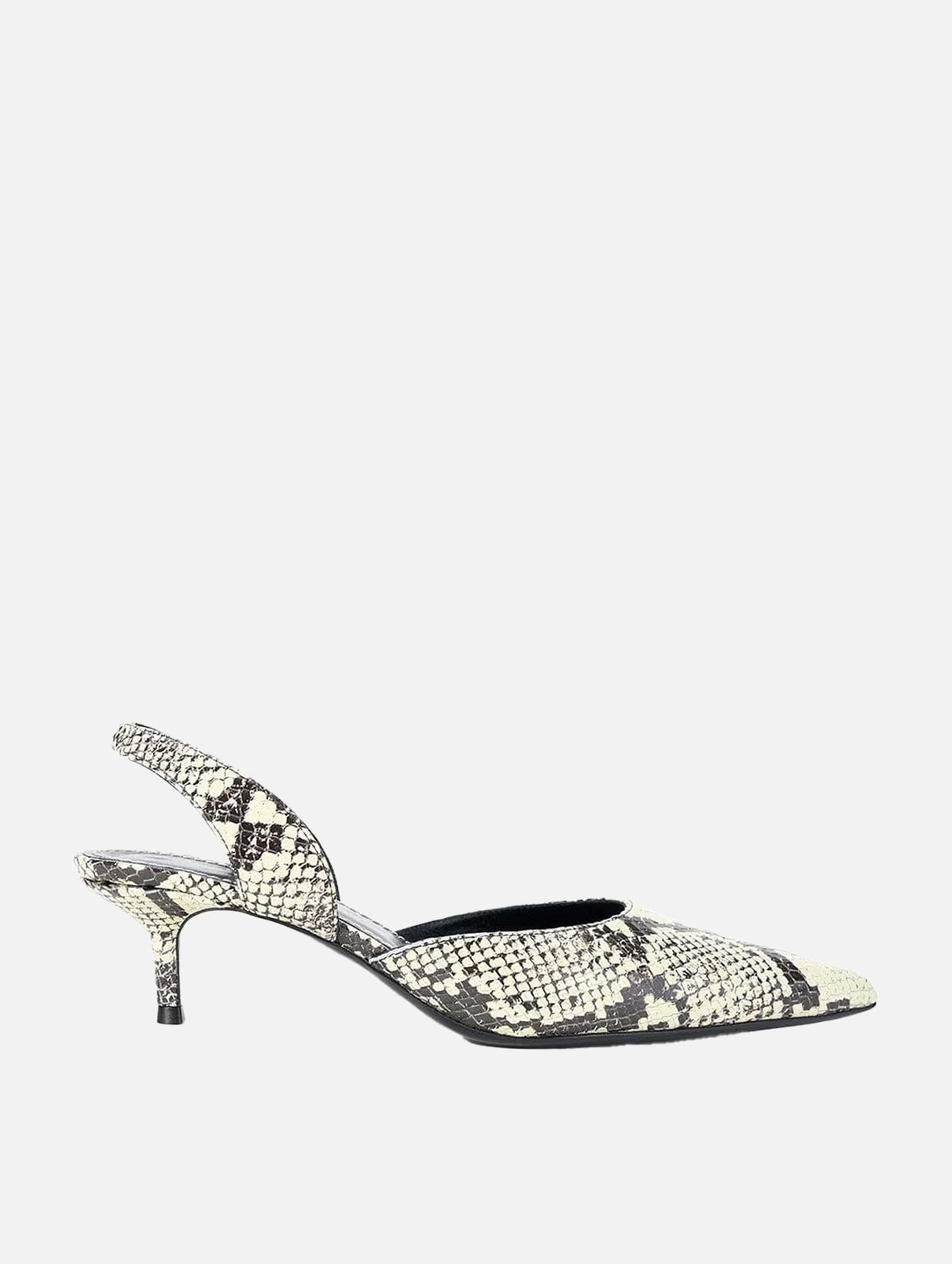 Sebastian Slingback in White Snake