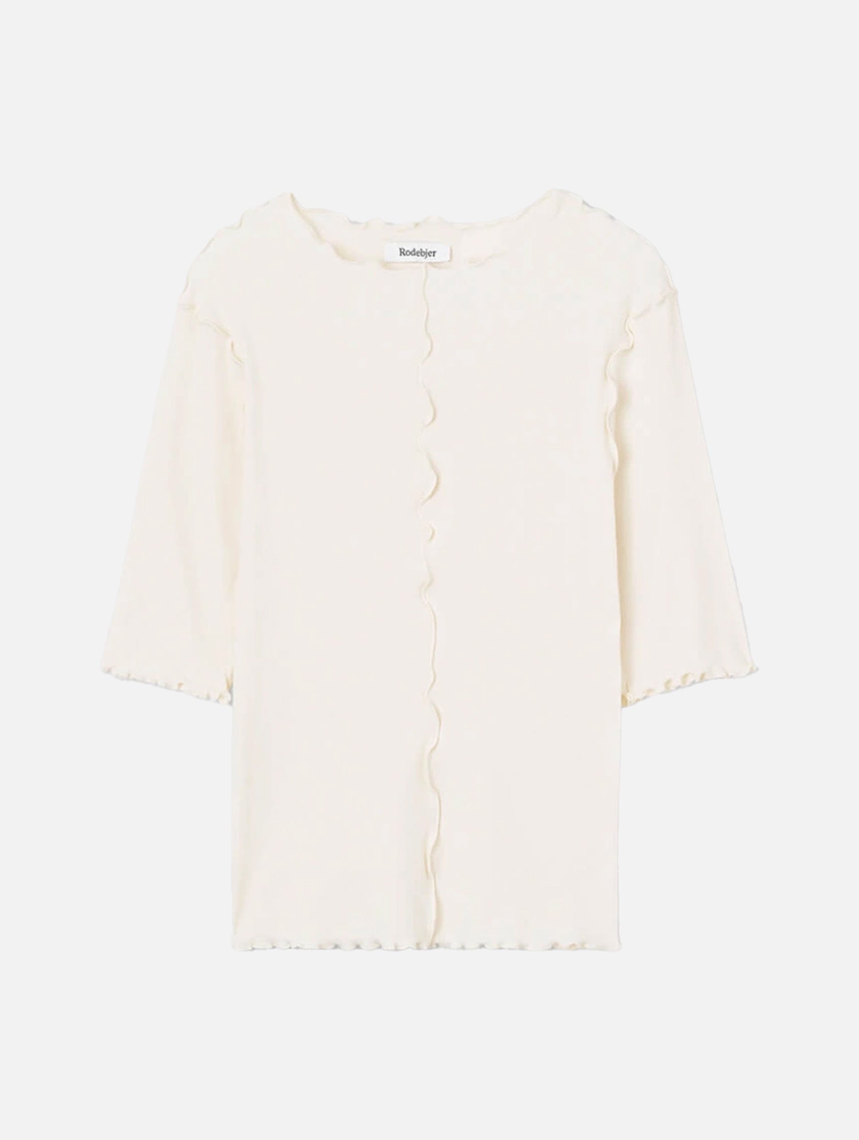 Samantha Rib Top in Off White