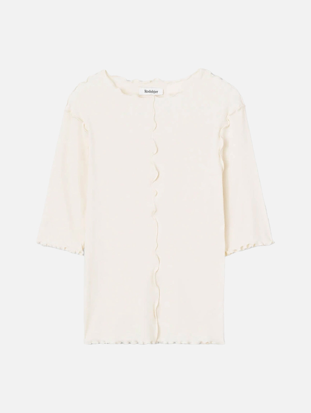 Samantha Rib Top in Off White