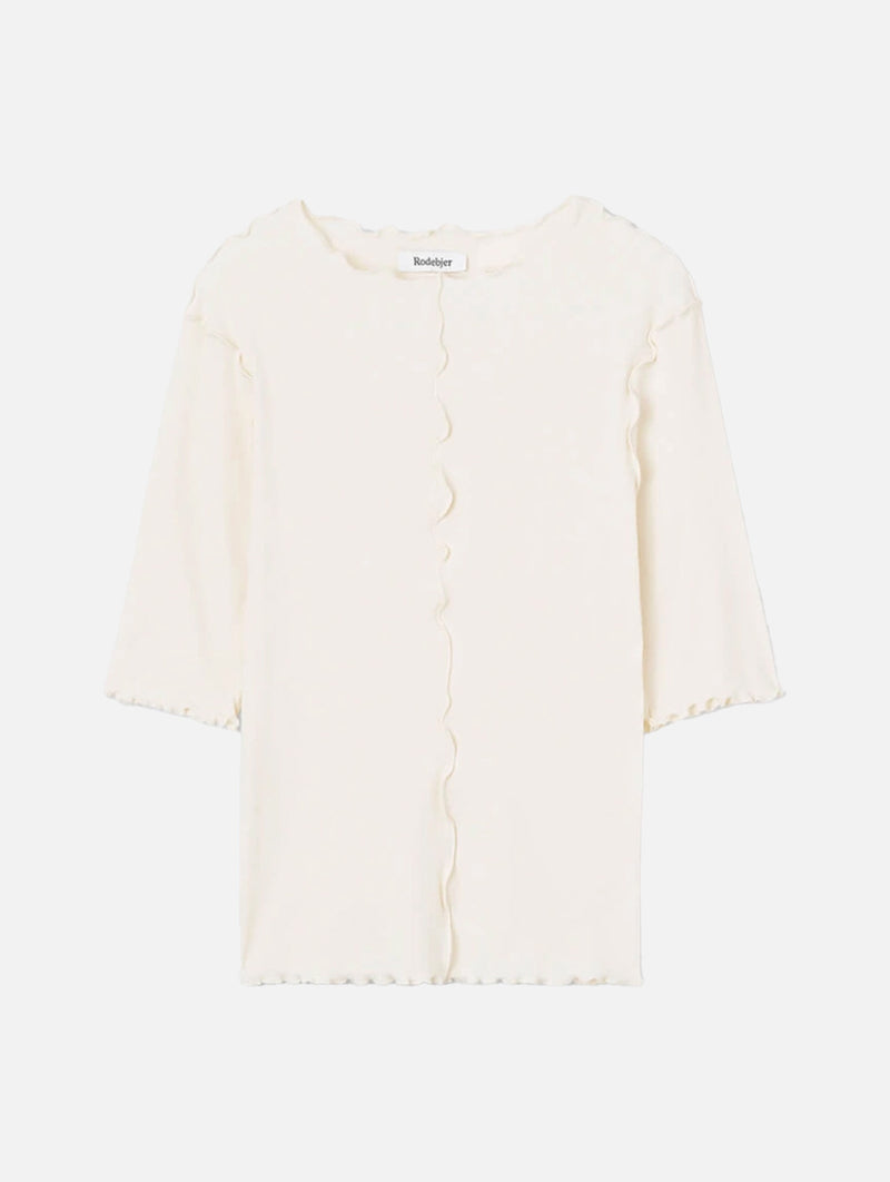 Samantha Rib Top in Off White