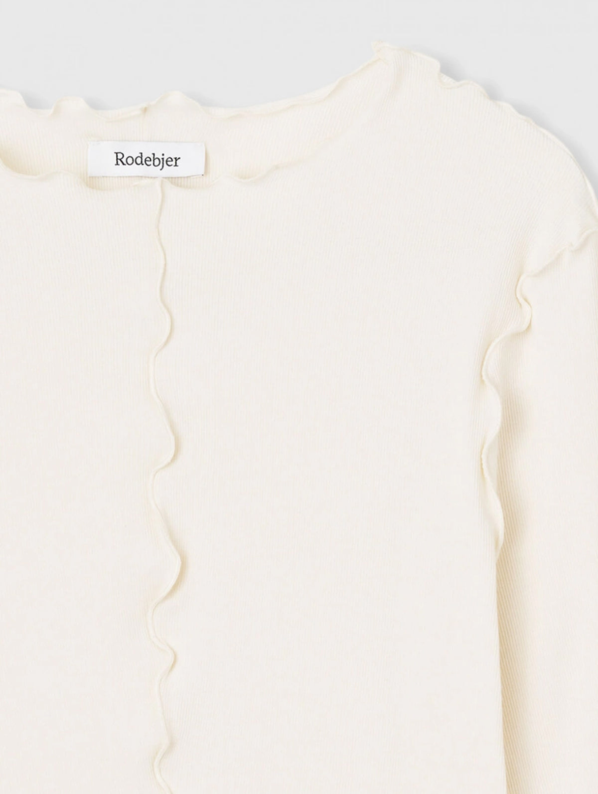 Samantha Rib Top in Off White