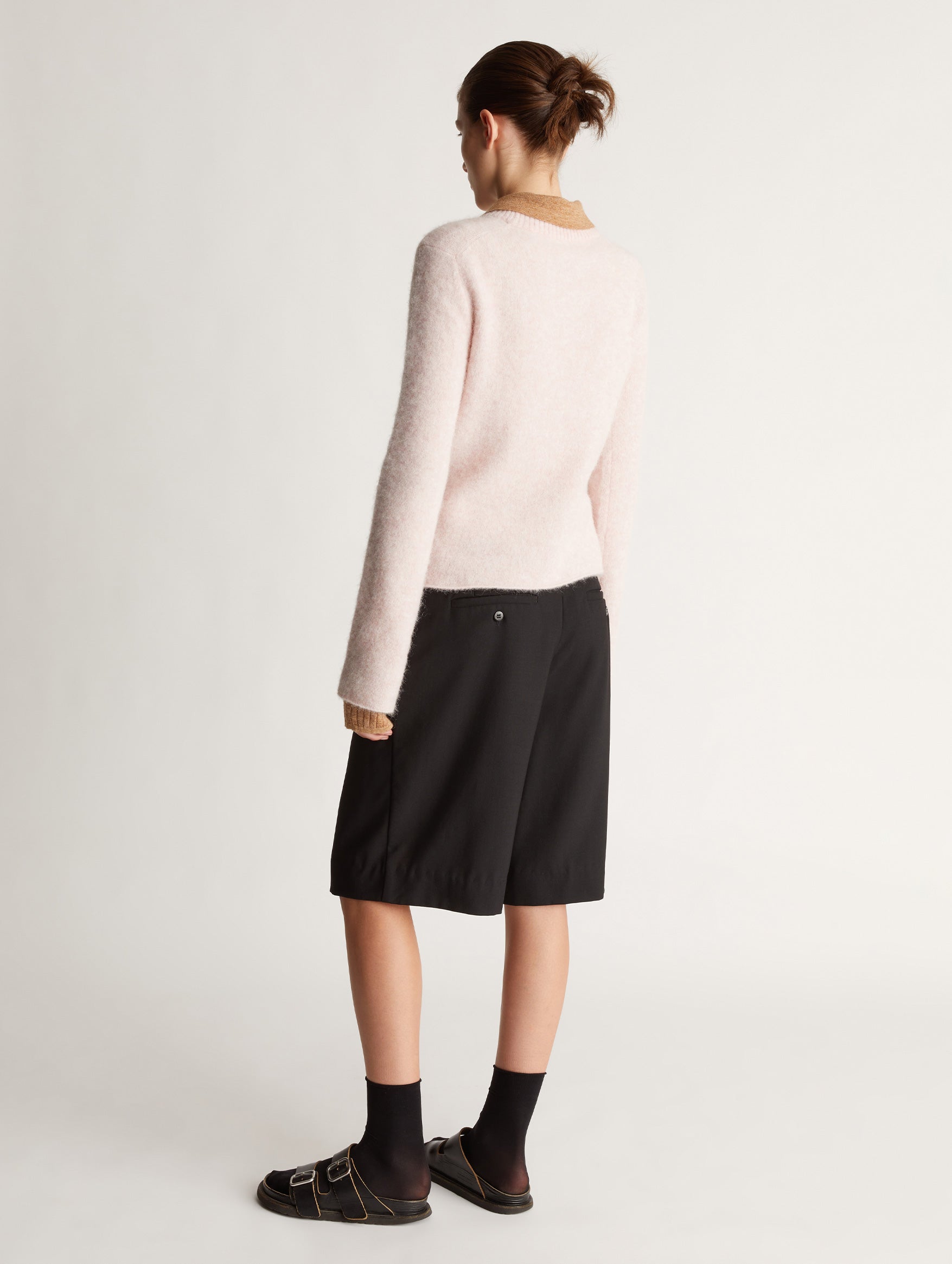 Sawyer Boat Neck Sweater in Blush