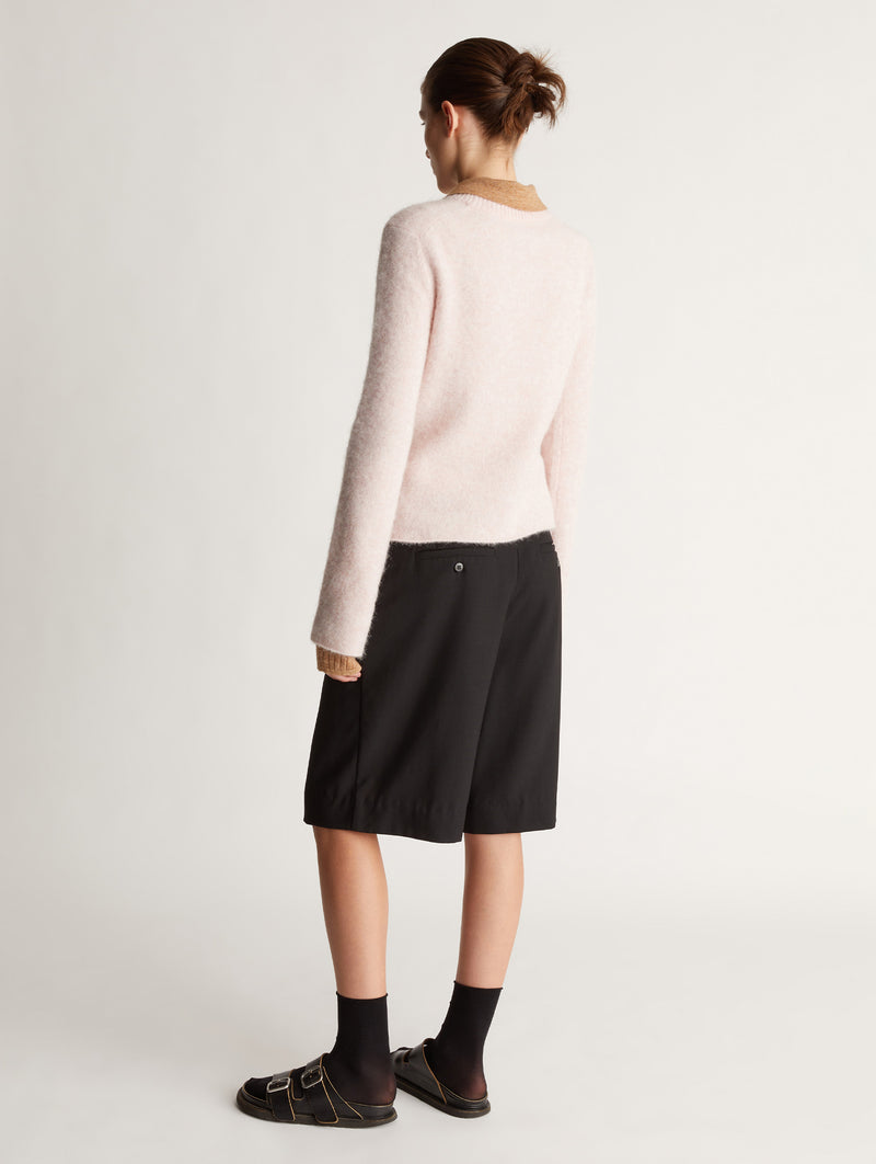 Sawyer Boat Neck Sweater in Blush