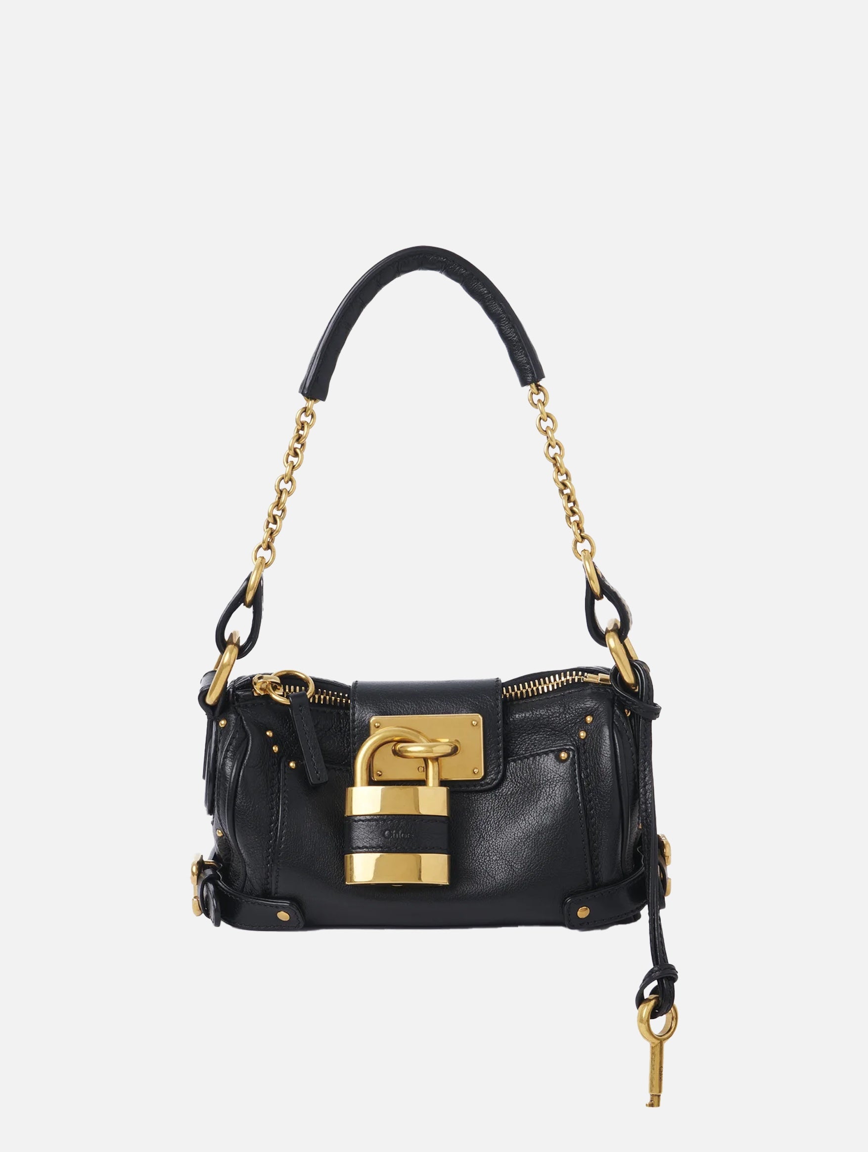 Paddington Small Chain Bag in Black